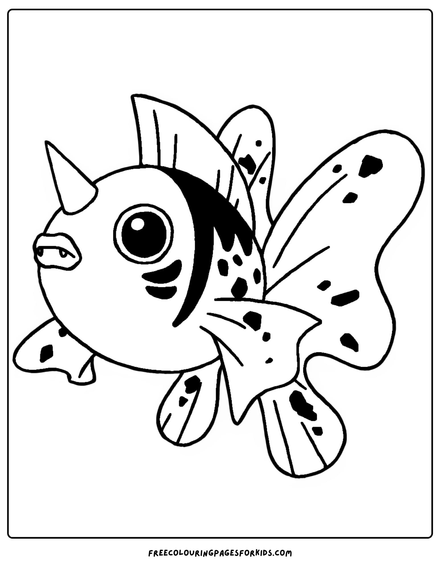 seaking pokemon coloring page