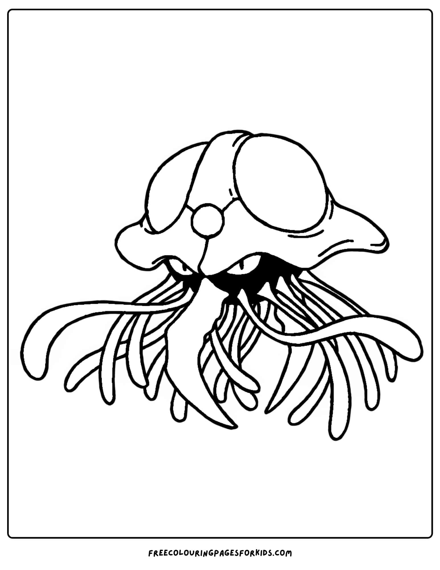 tentacruel pokemon coloring page