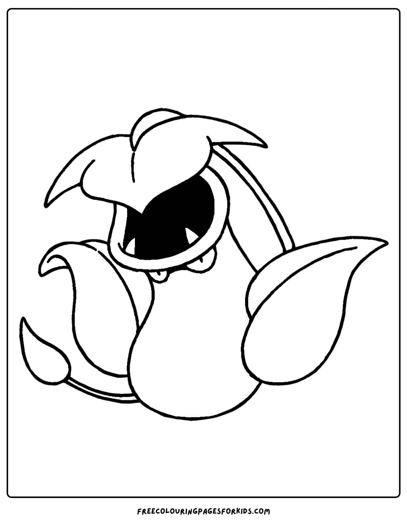 victreebel pokemon coloring page