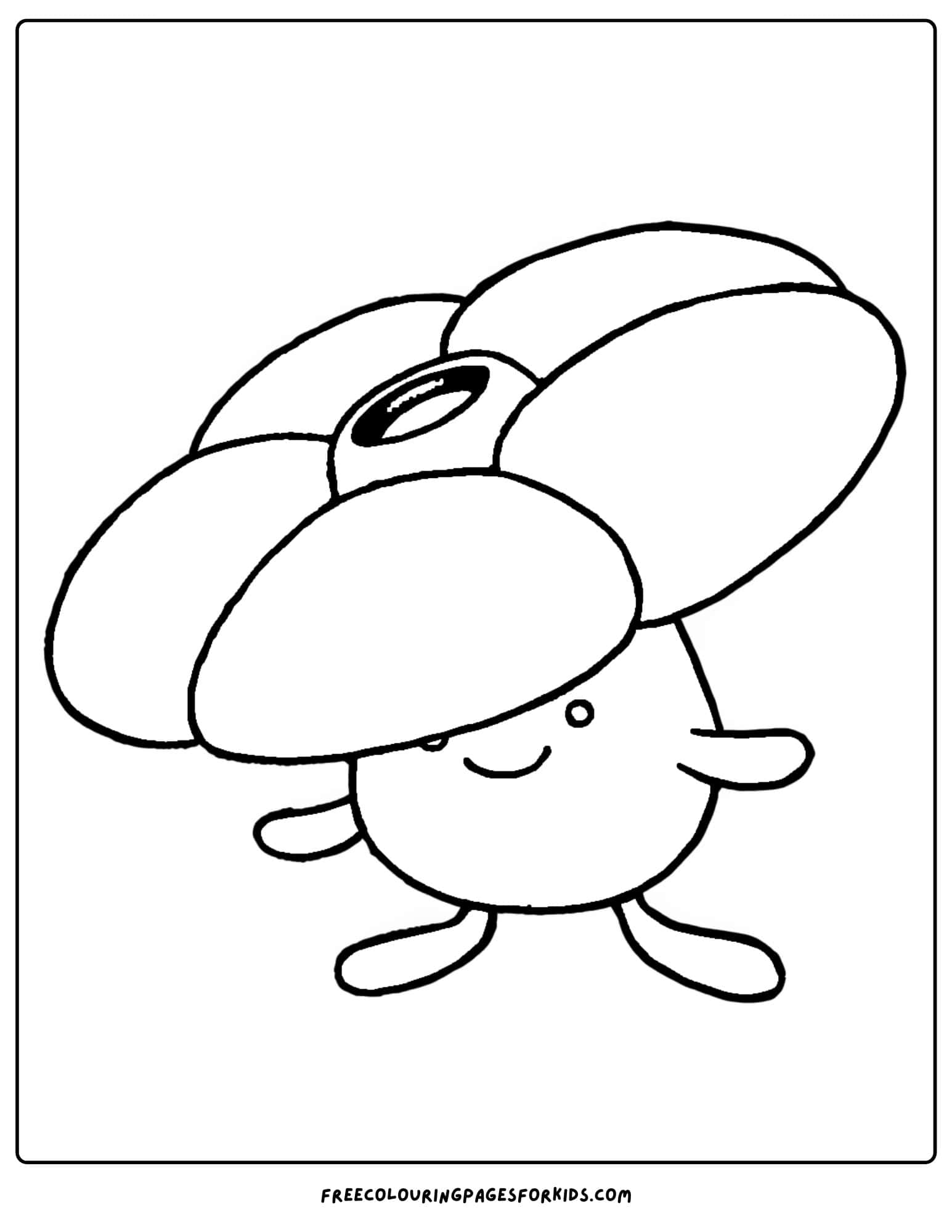 vileplume pokemon coloring page