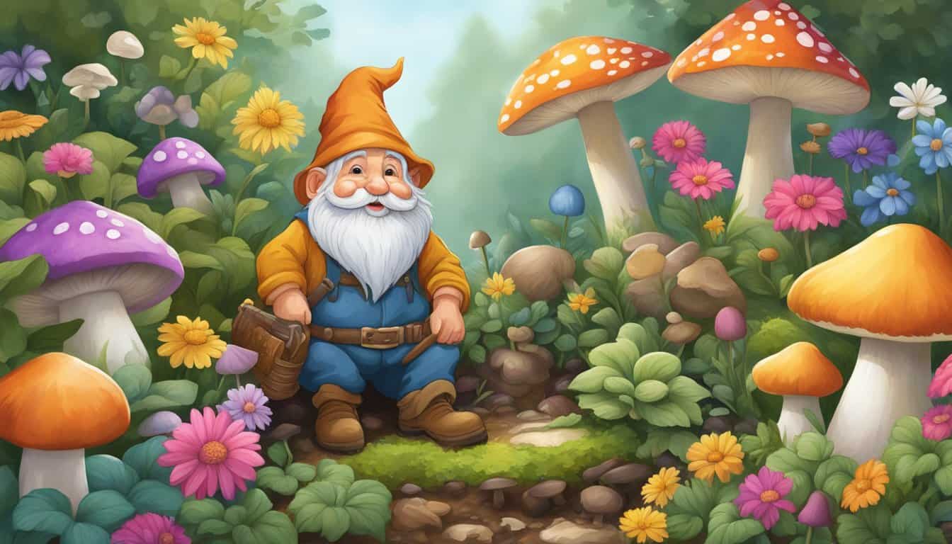 Gnome Coloring Pages