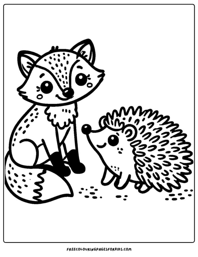 30 Fox Coloring Pages