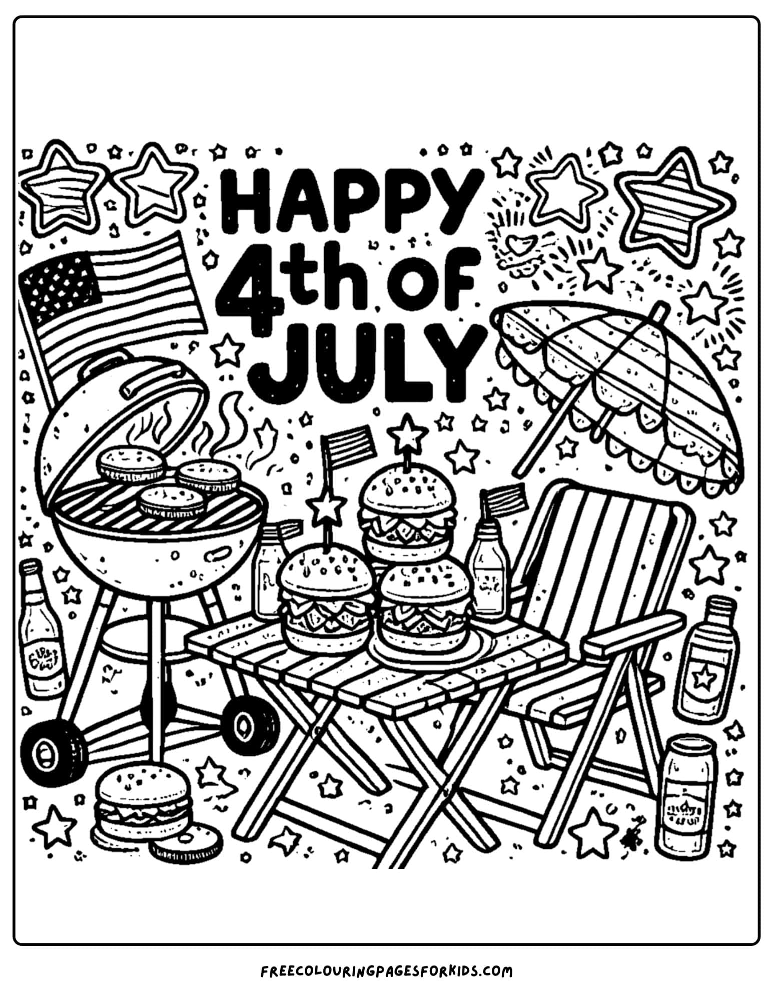 a 4th of july bbq