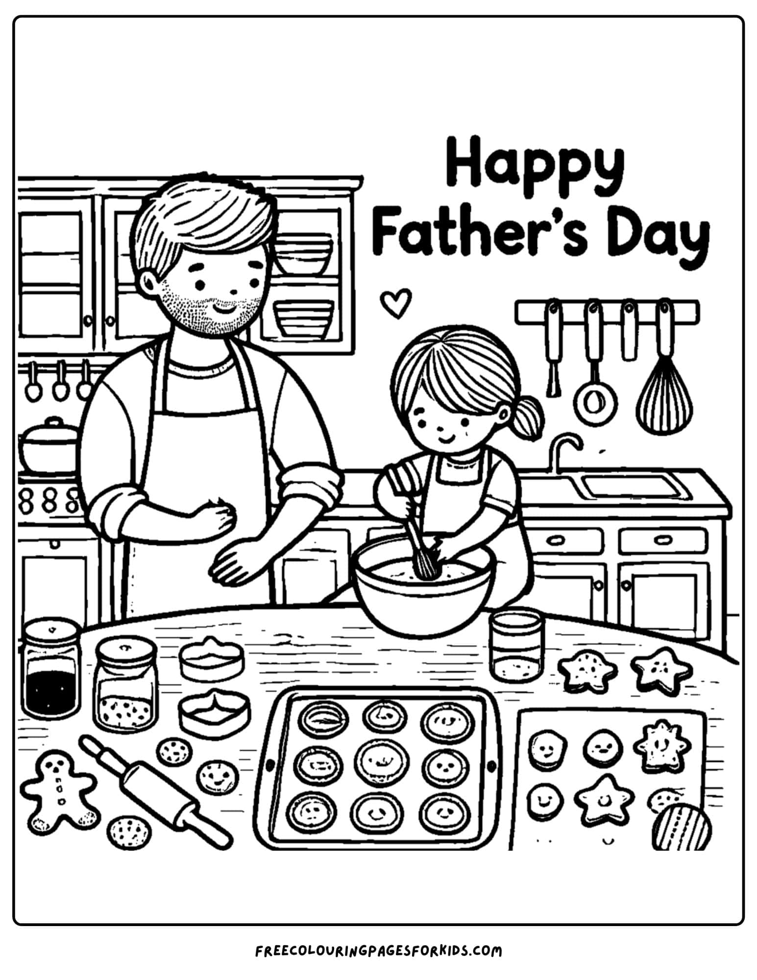 baking with dad