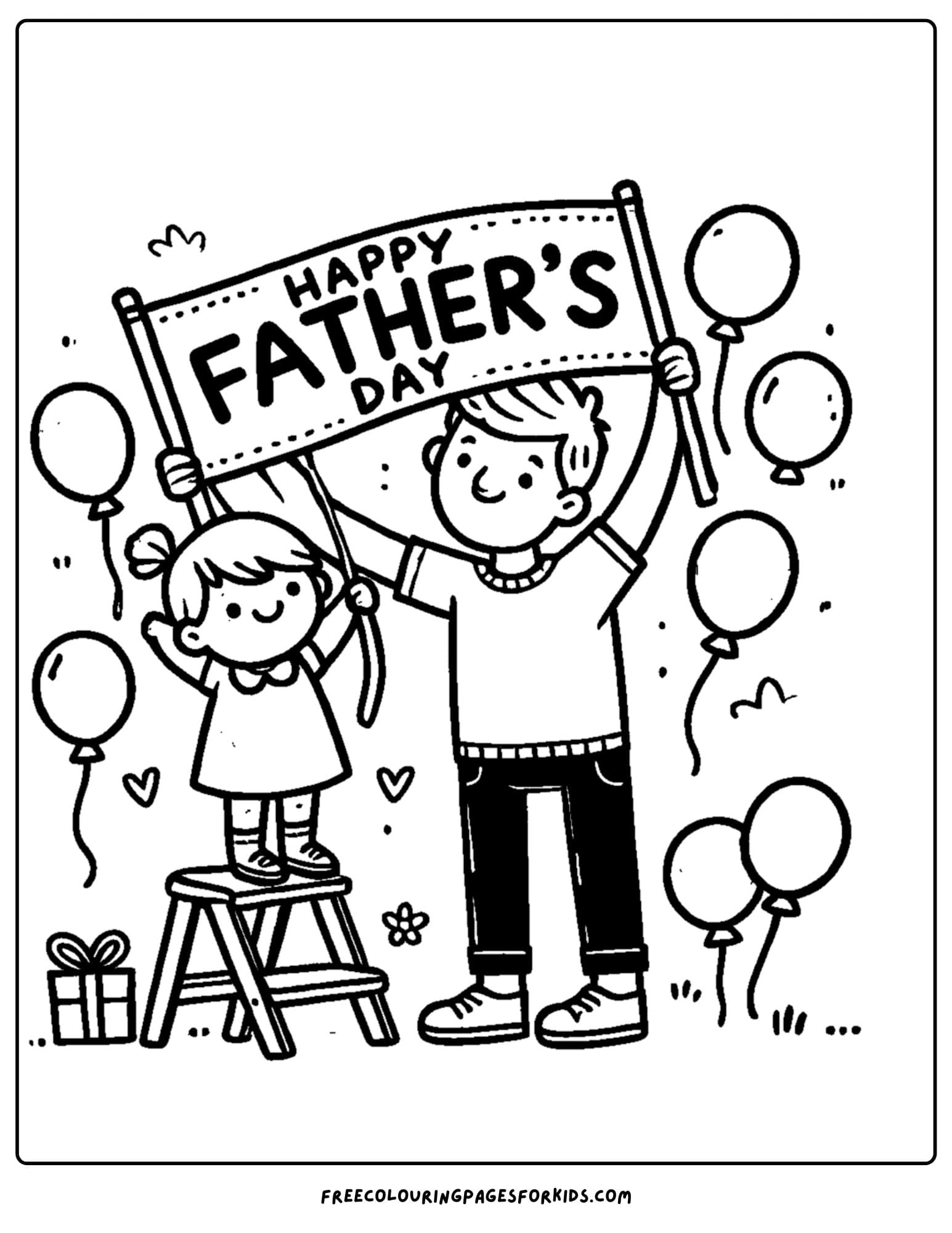 happy fathers day banner