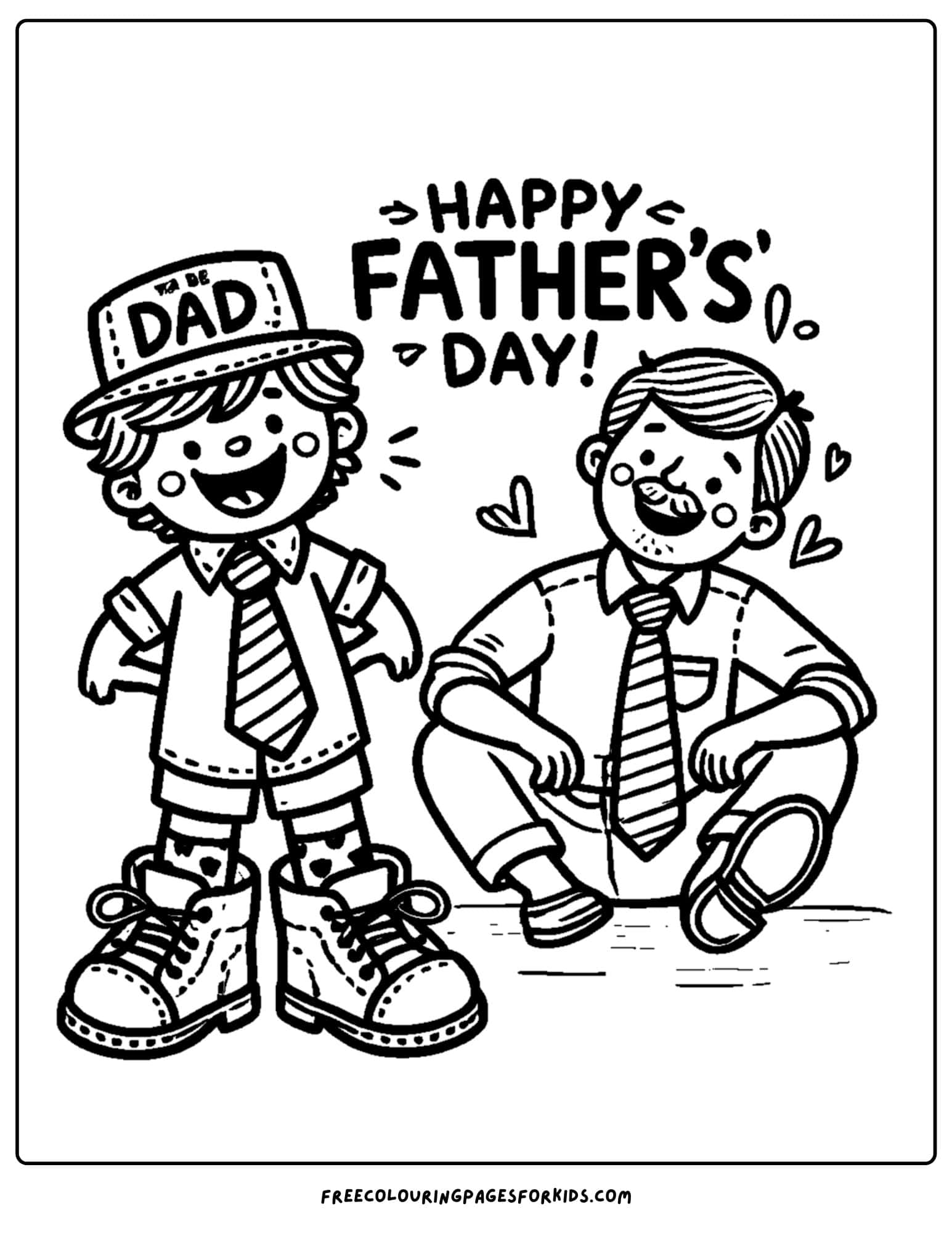 dressing up like dad