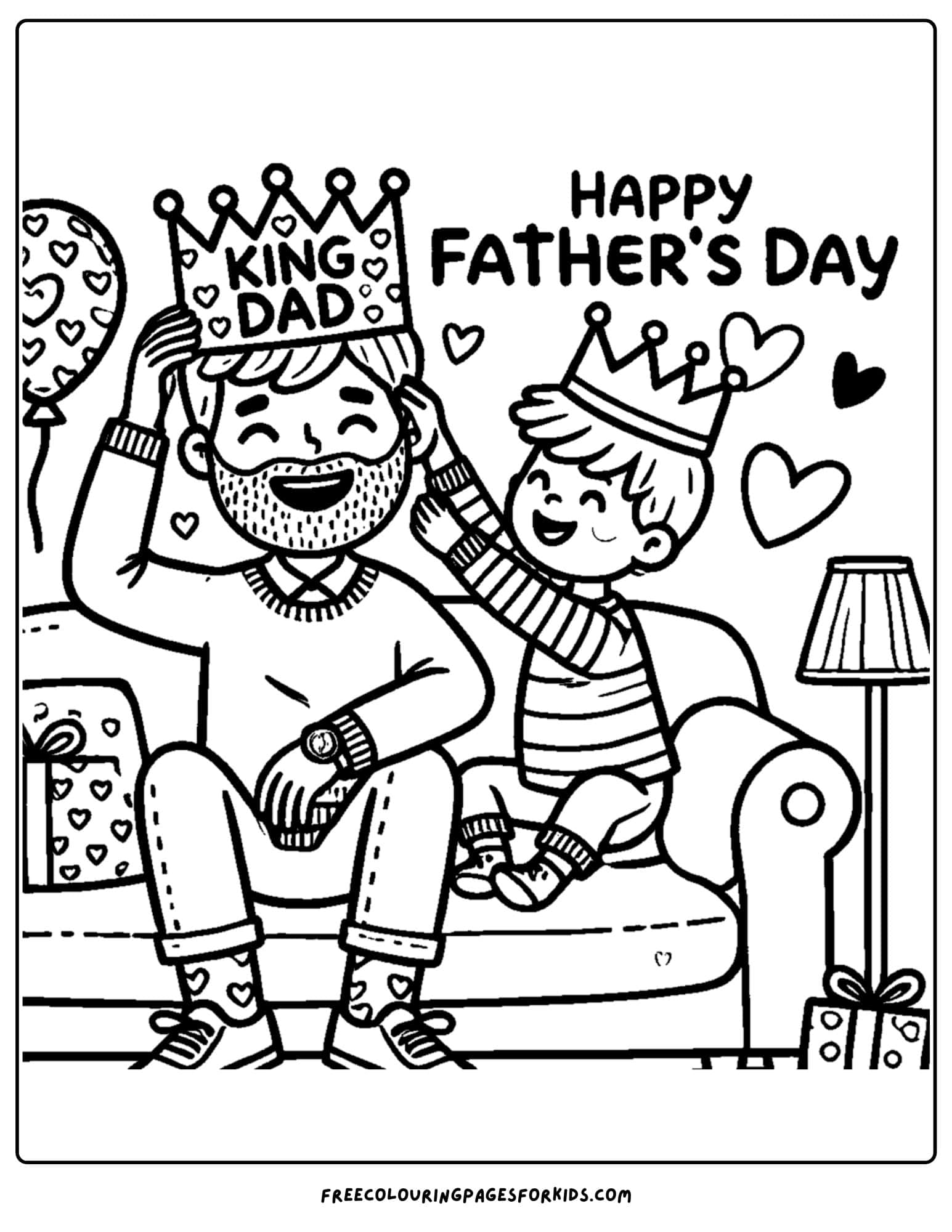 king dad for fathers day