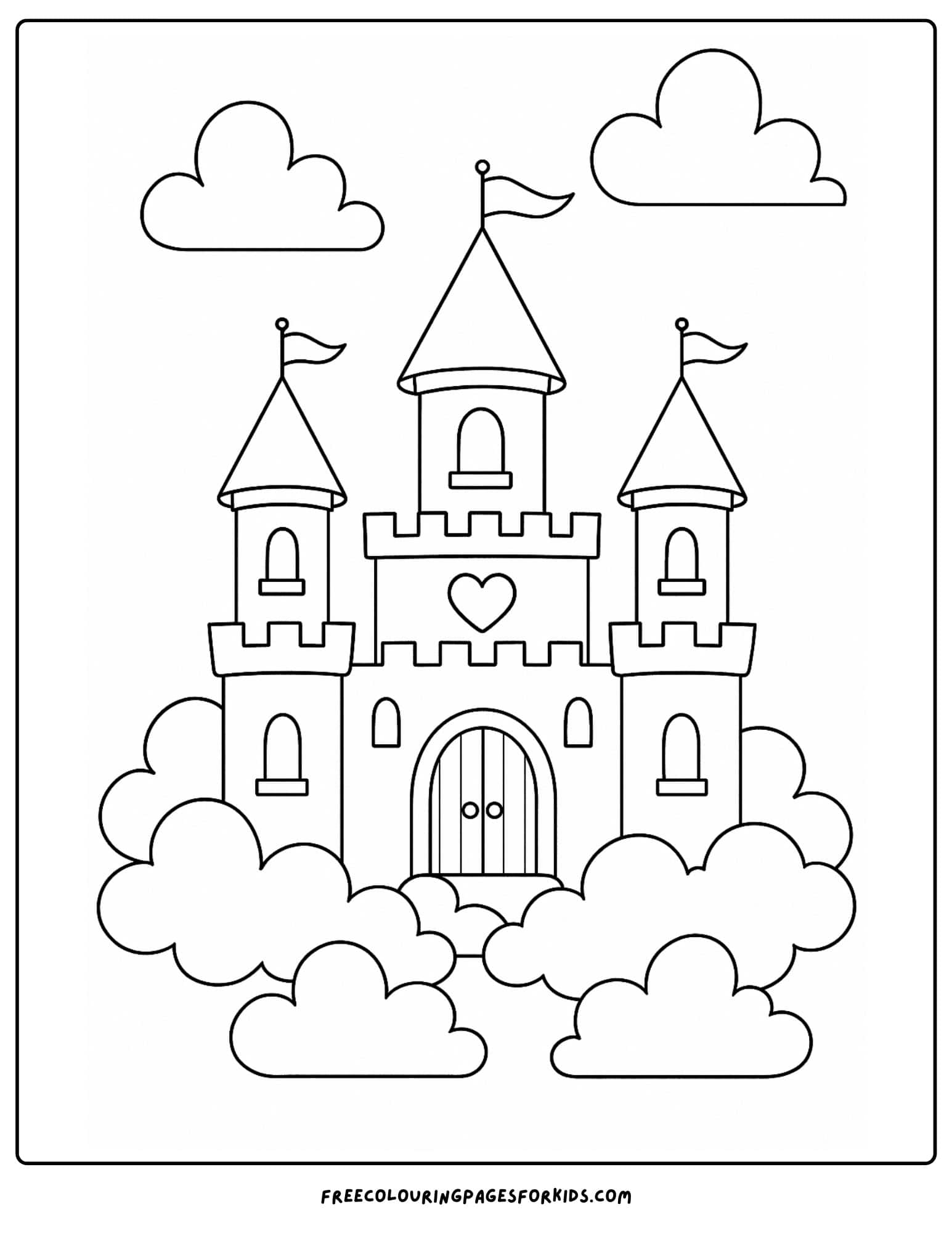 a castle in the clouds