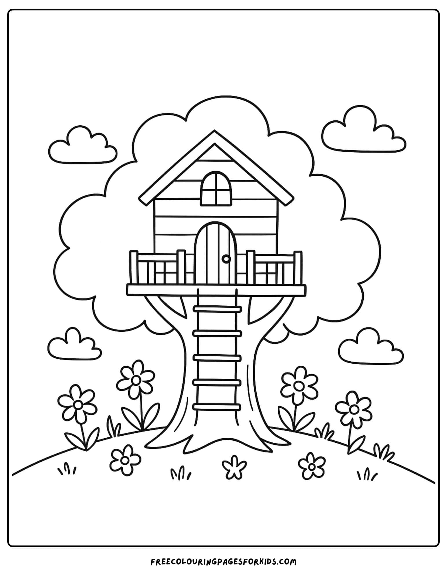 a treehouse