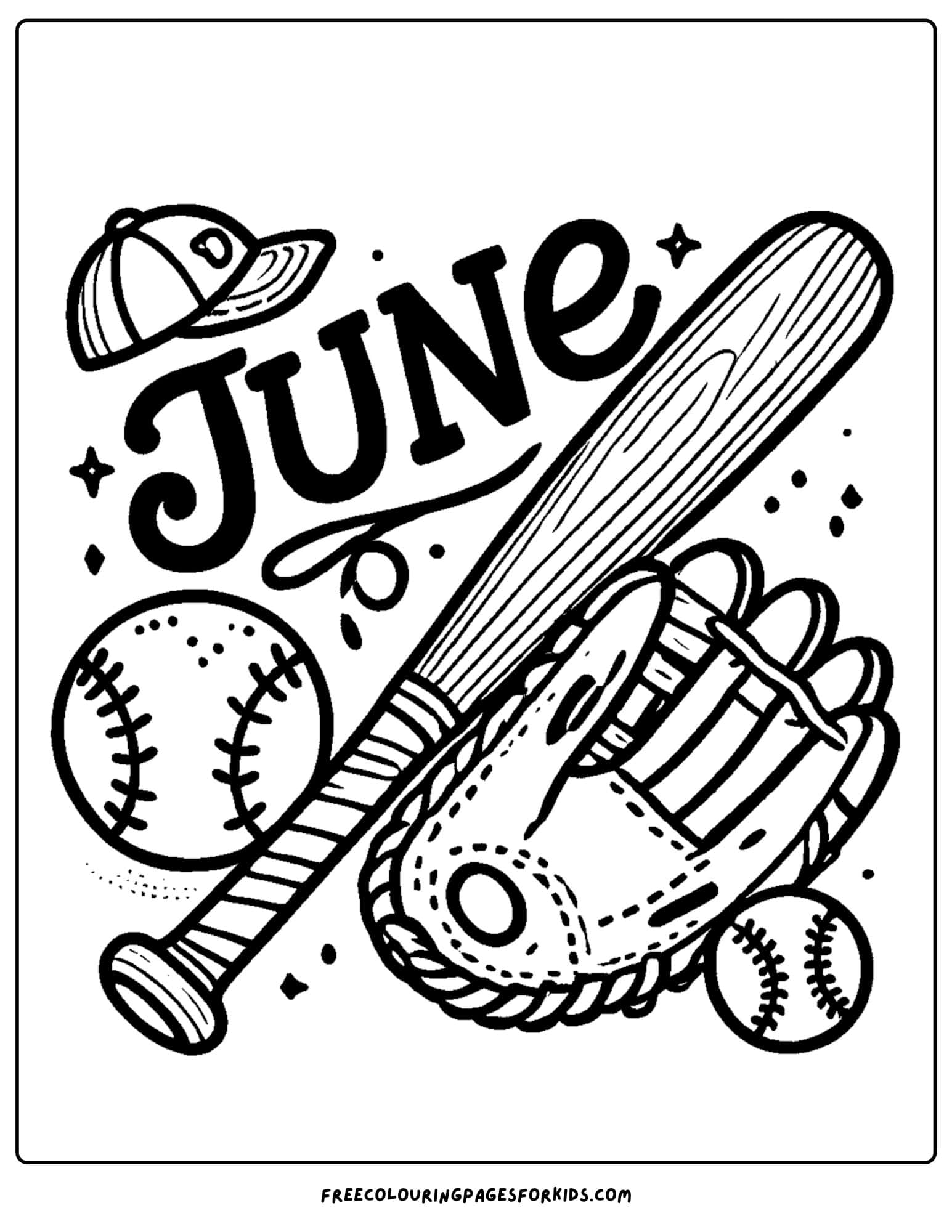 a baseball bat and mitt
