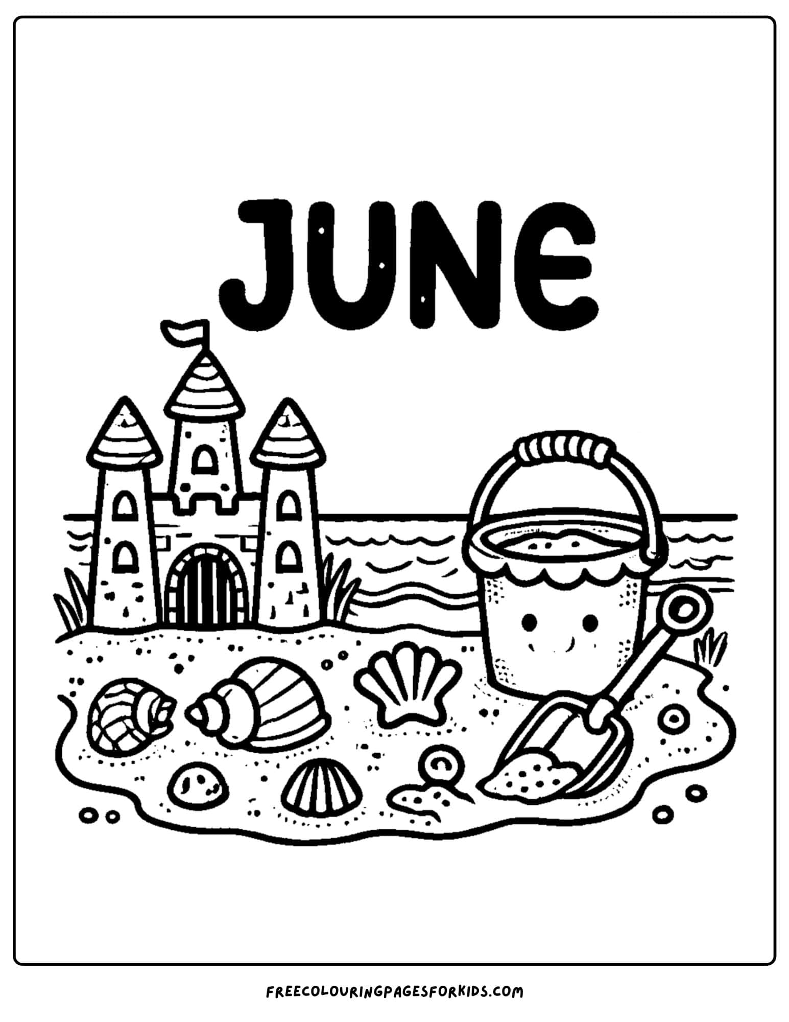 a summer beach fun day