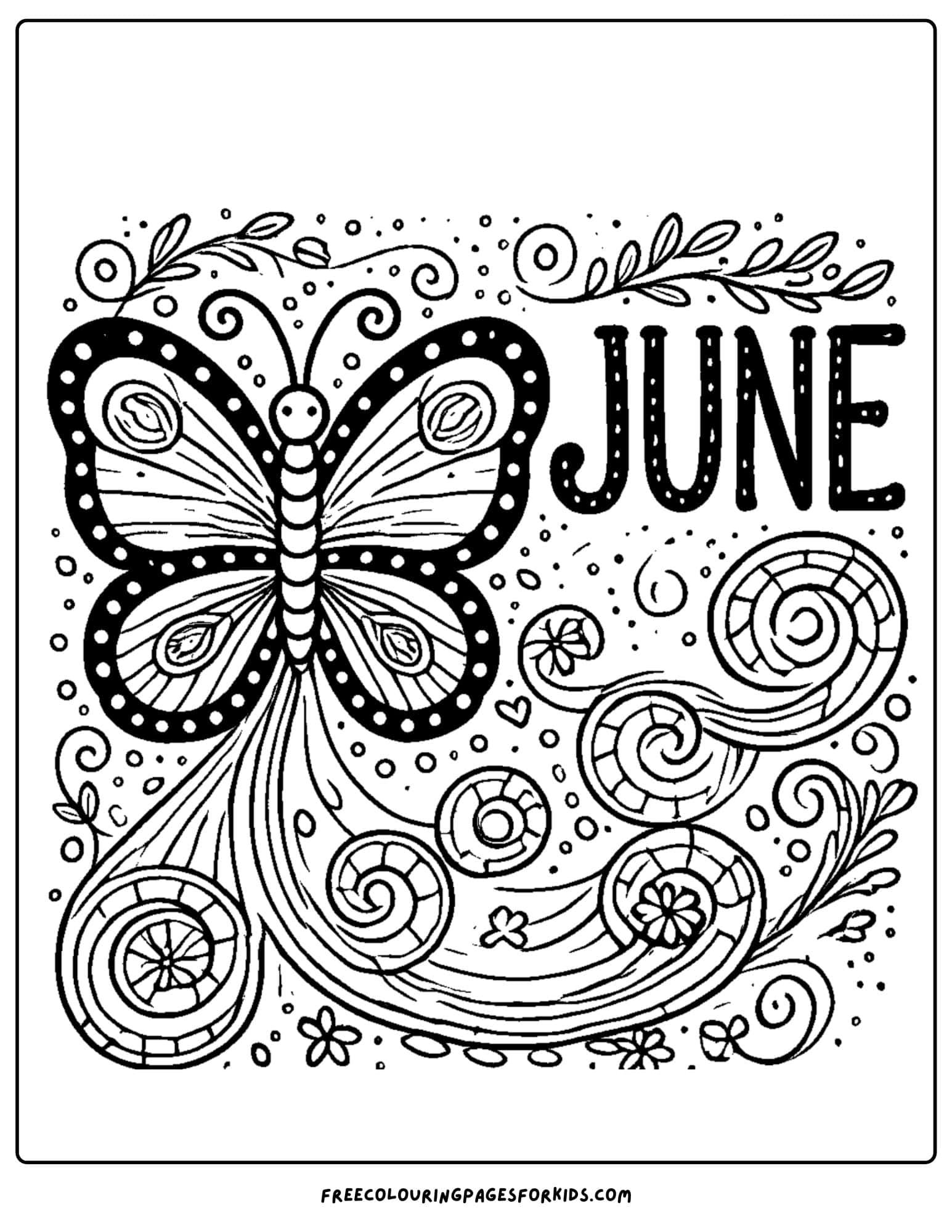 a butterfly with a swirly trail