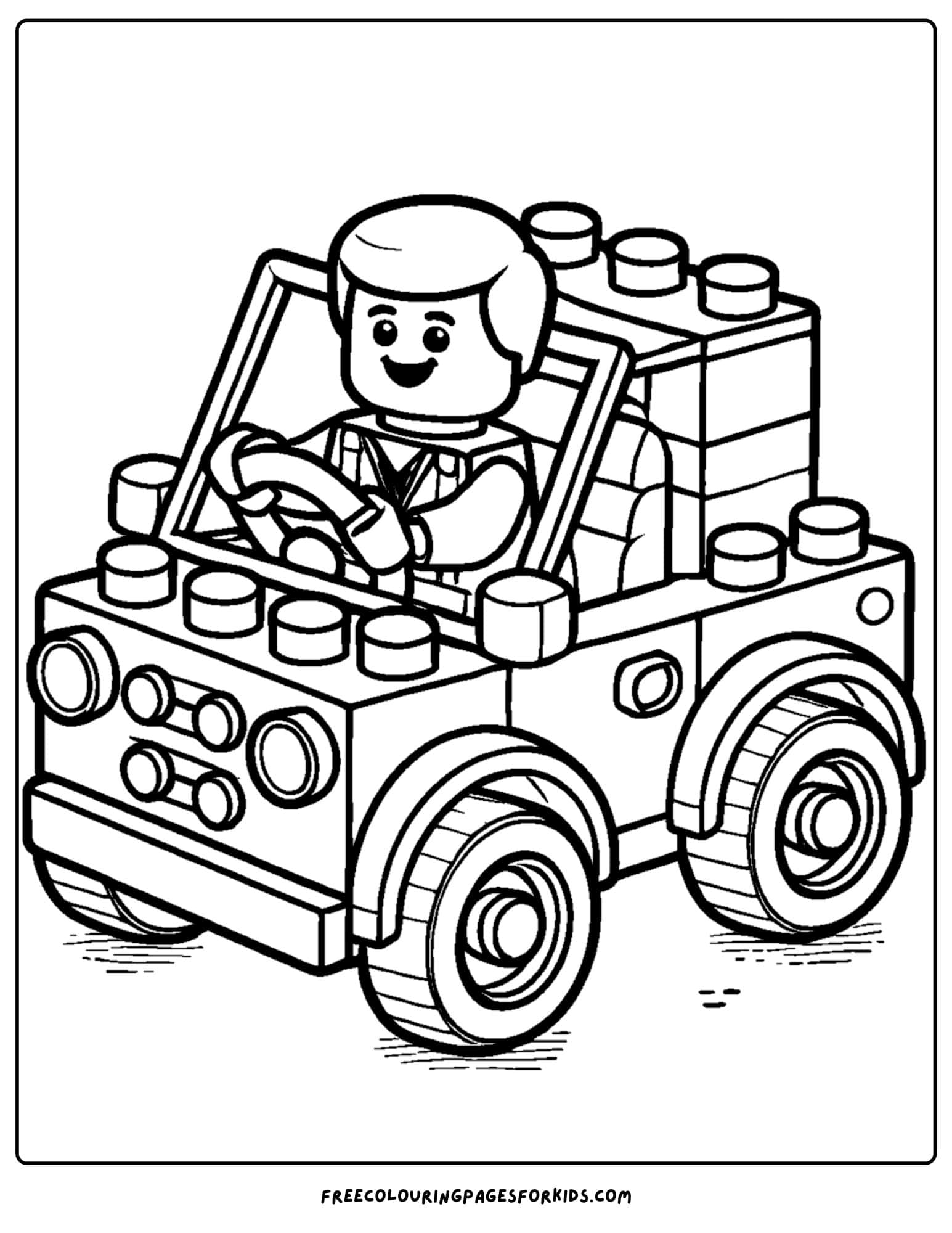 a lego car