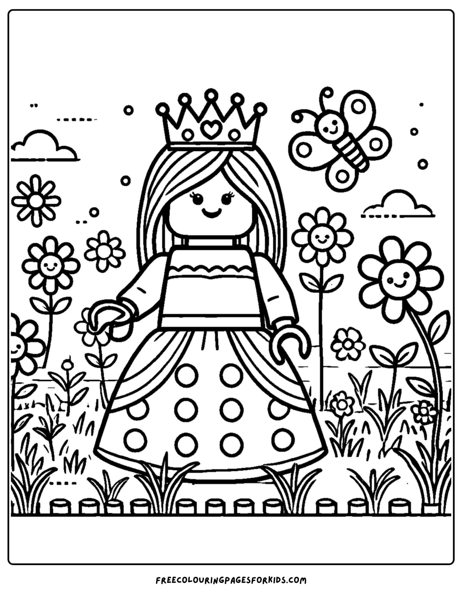 a lego princess