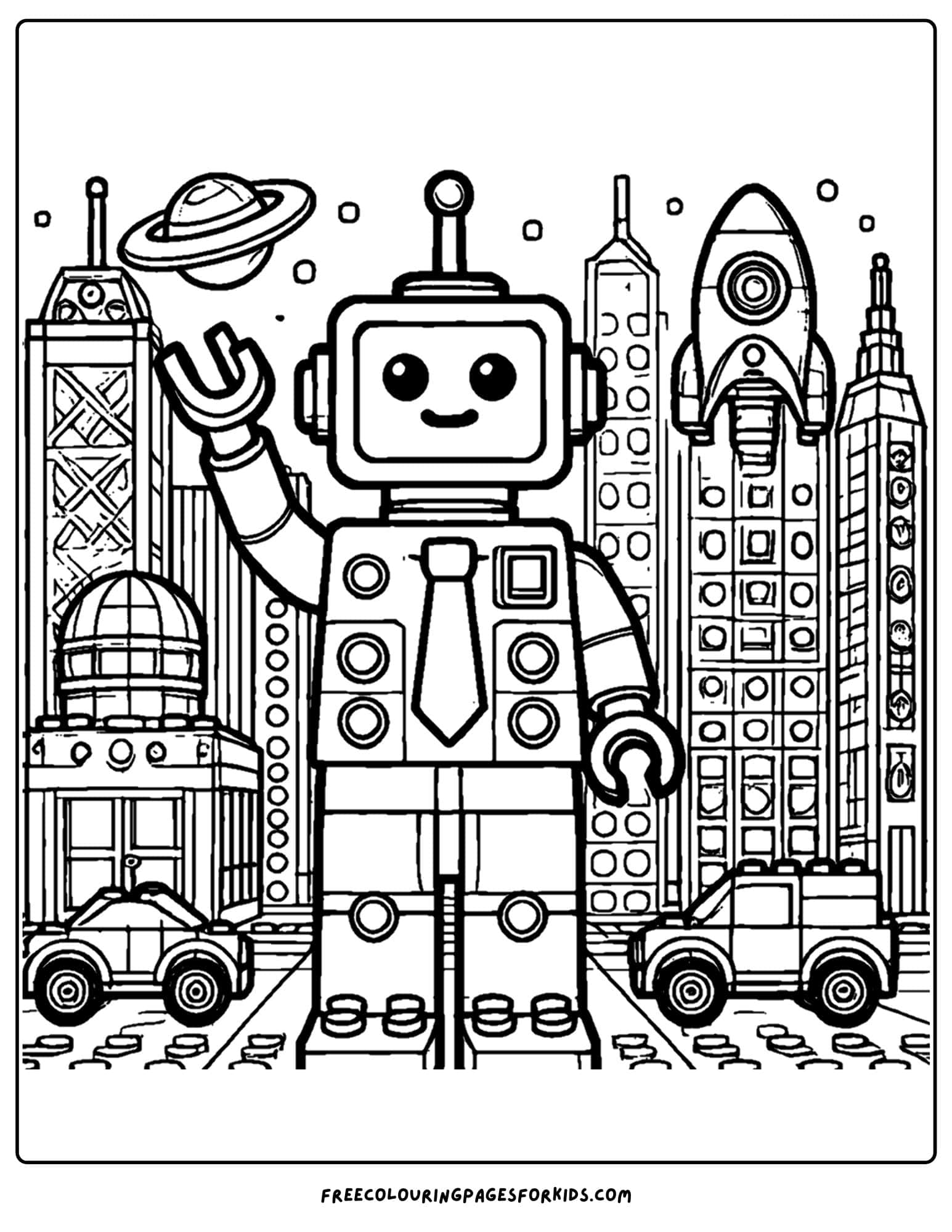 a lego robot in the future