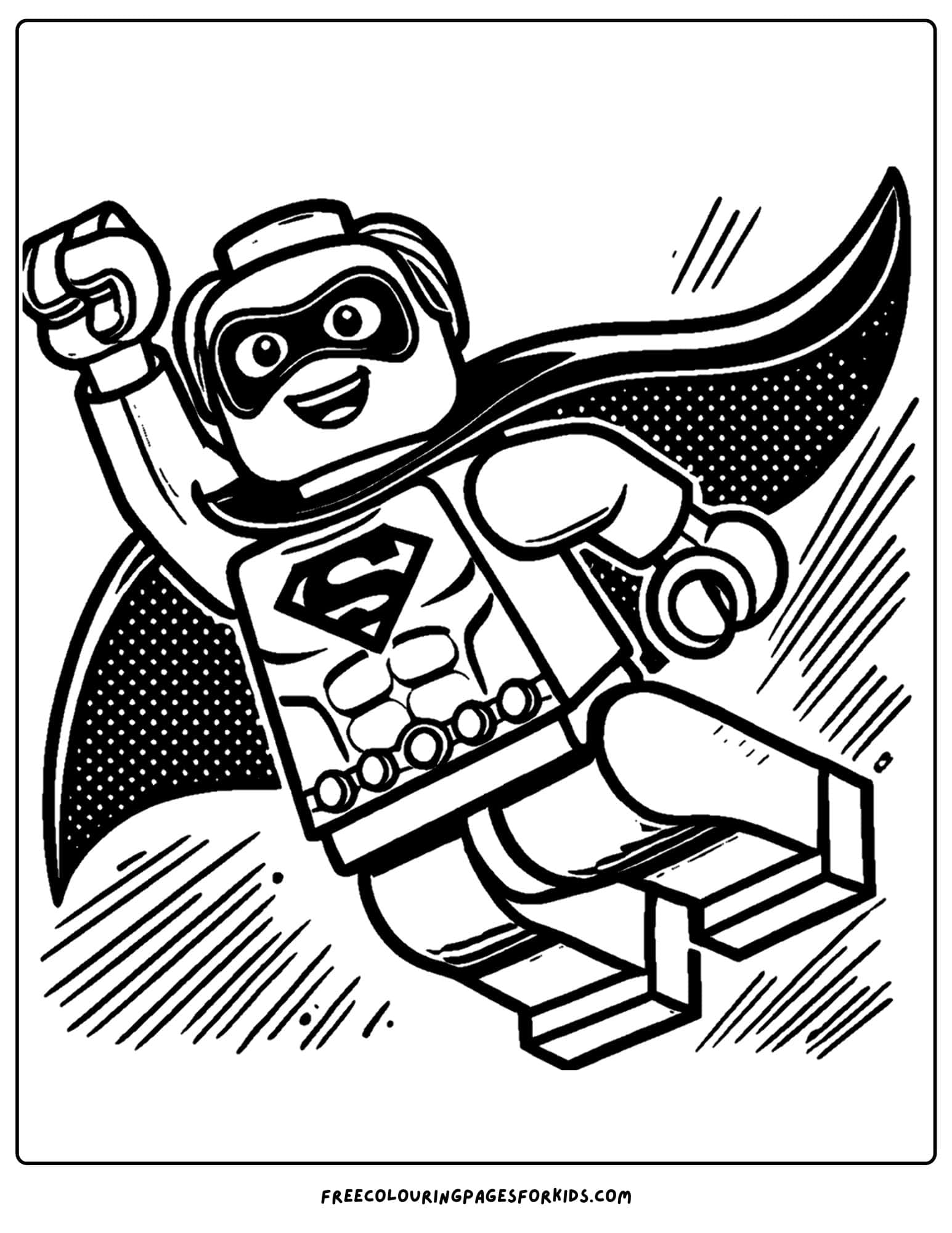 a lego superhero