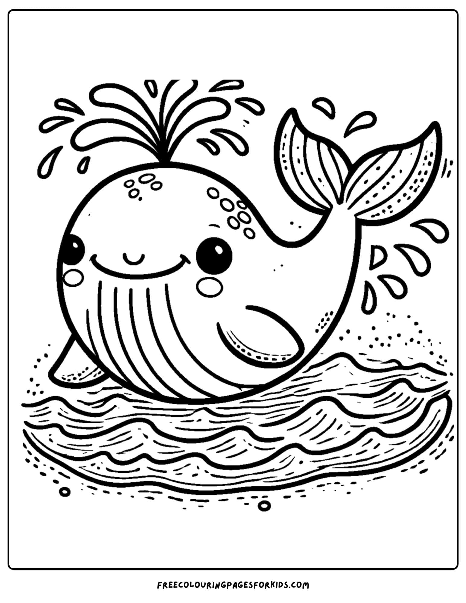 a whale splashing in the ocean