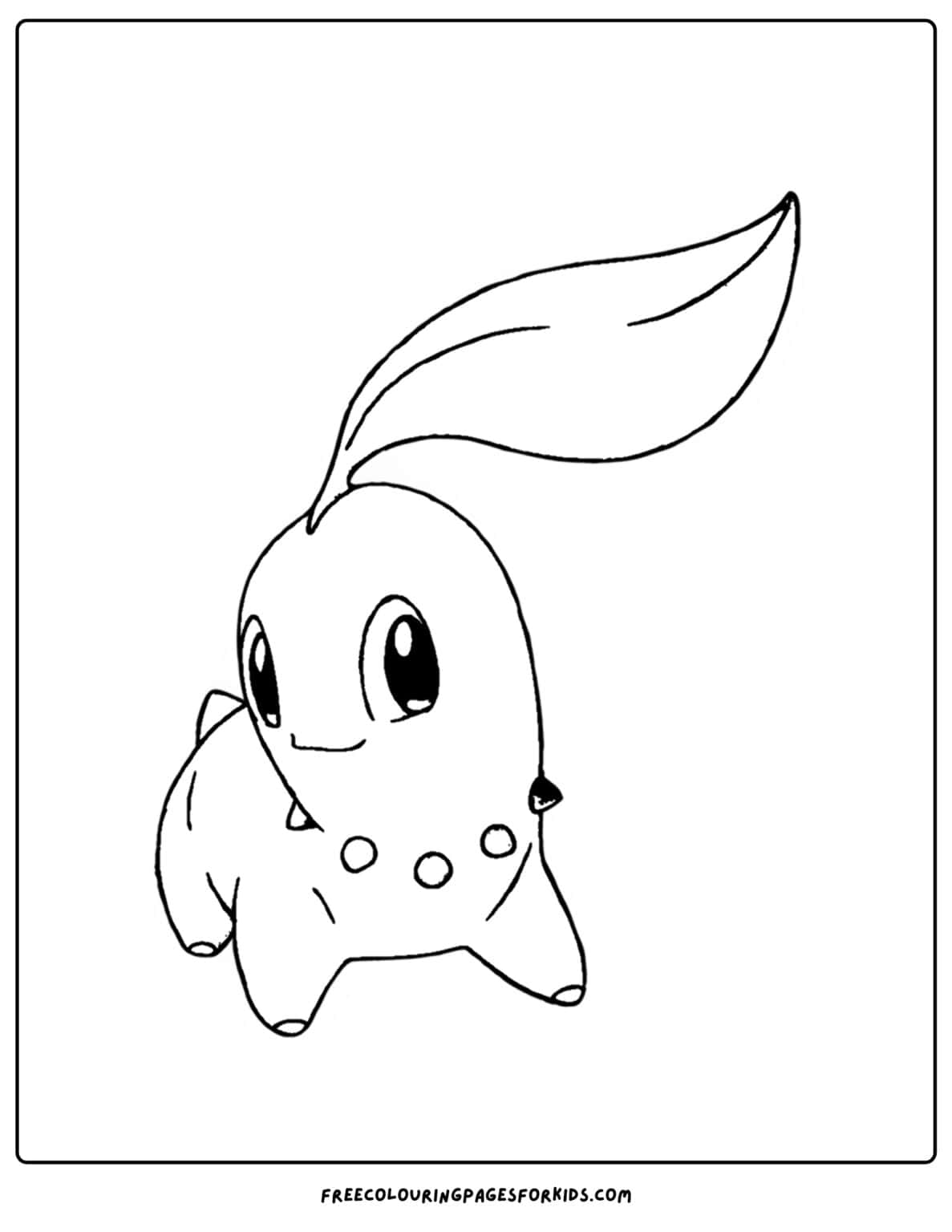 Johto Region Pokemon Coloring Pages