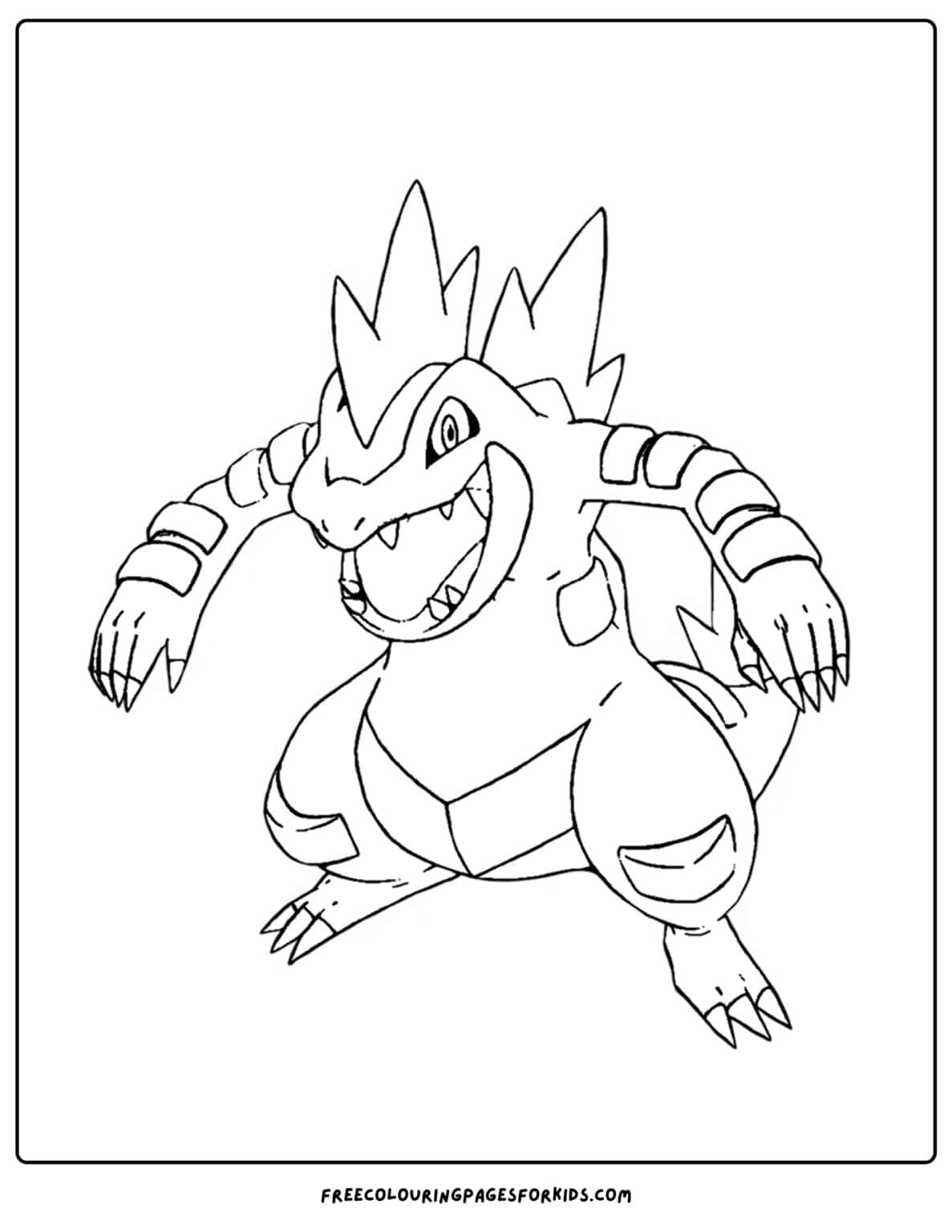 Johto Region Pokemon Coloring Pages