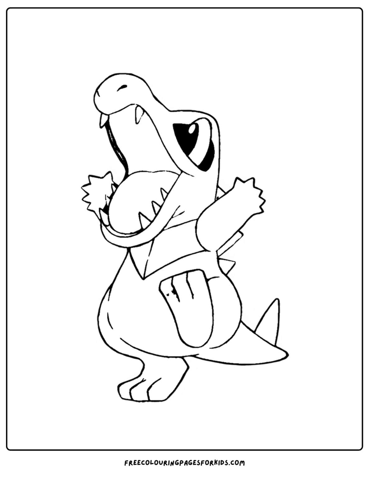 Johto Region Pokemon Coloring Pages