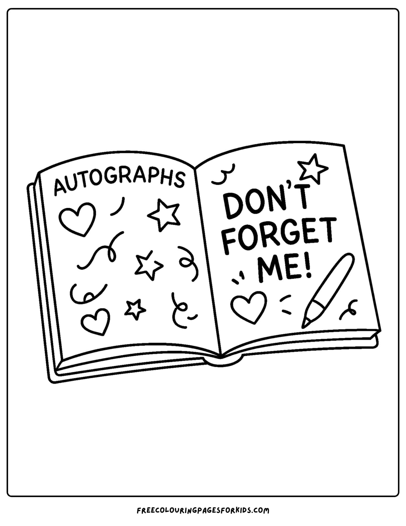 last day of school autographs