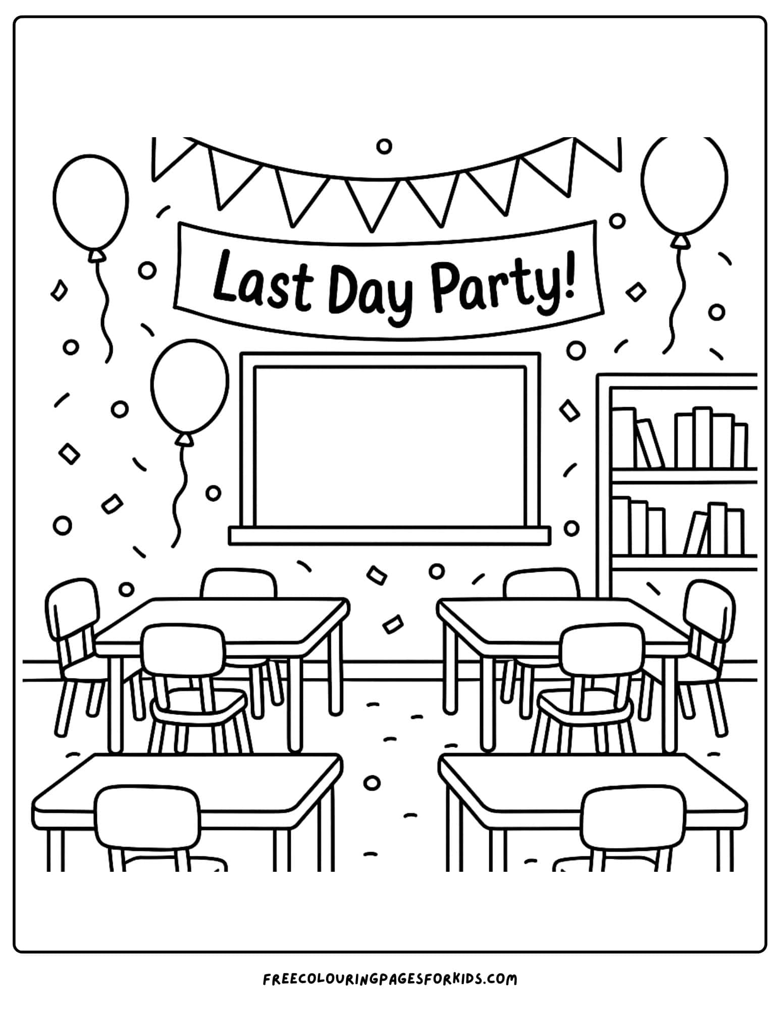 last day of school last day party