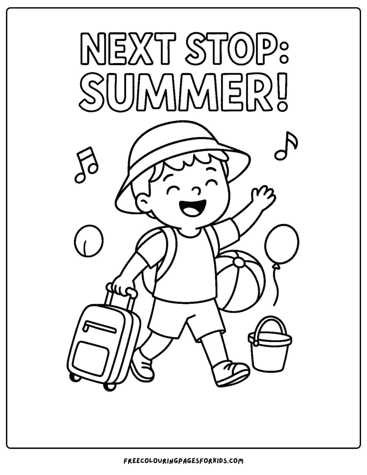 last day of school off to the beach
