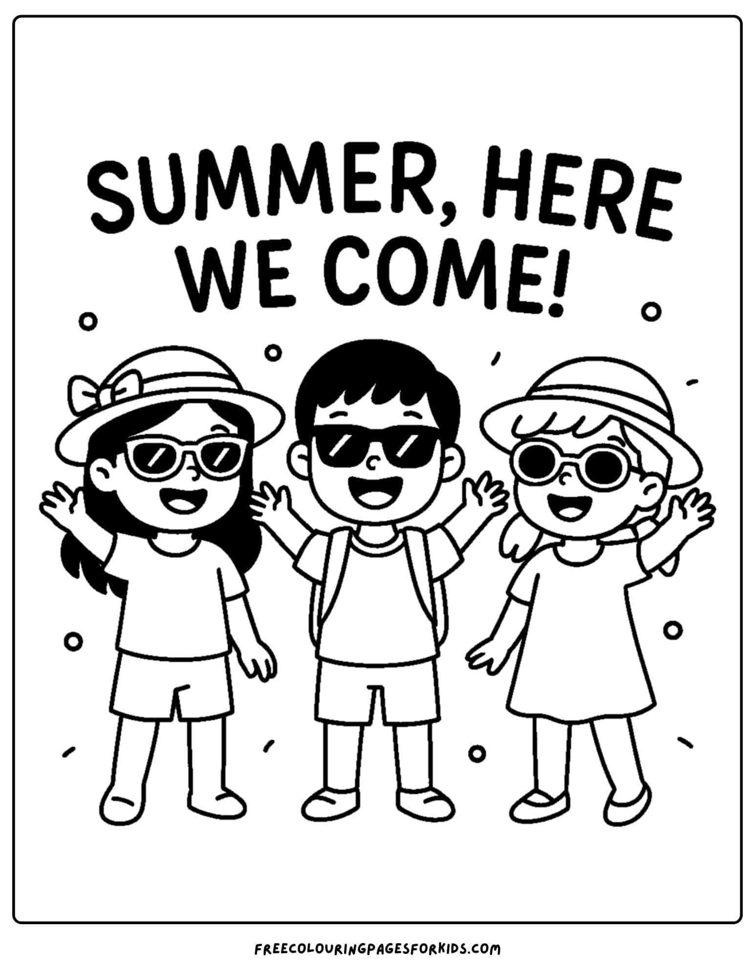 last day of school kids ready for summer