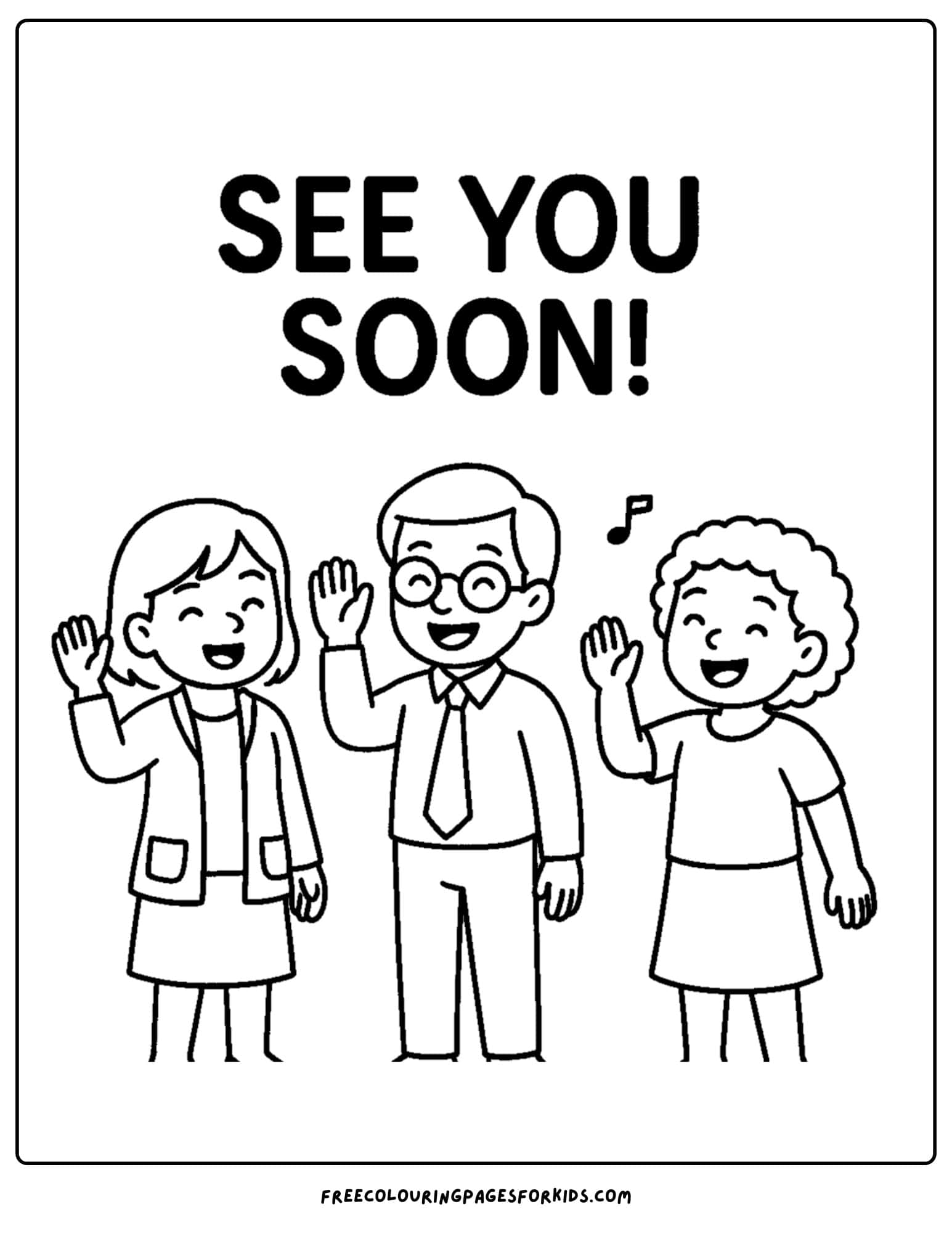 last day of school teachers waving goodbye