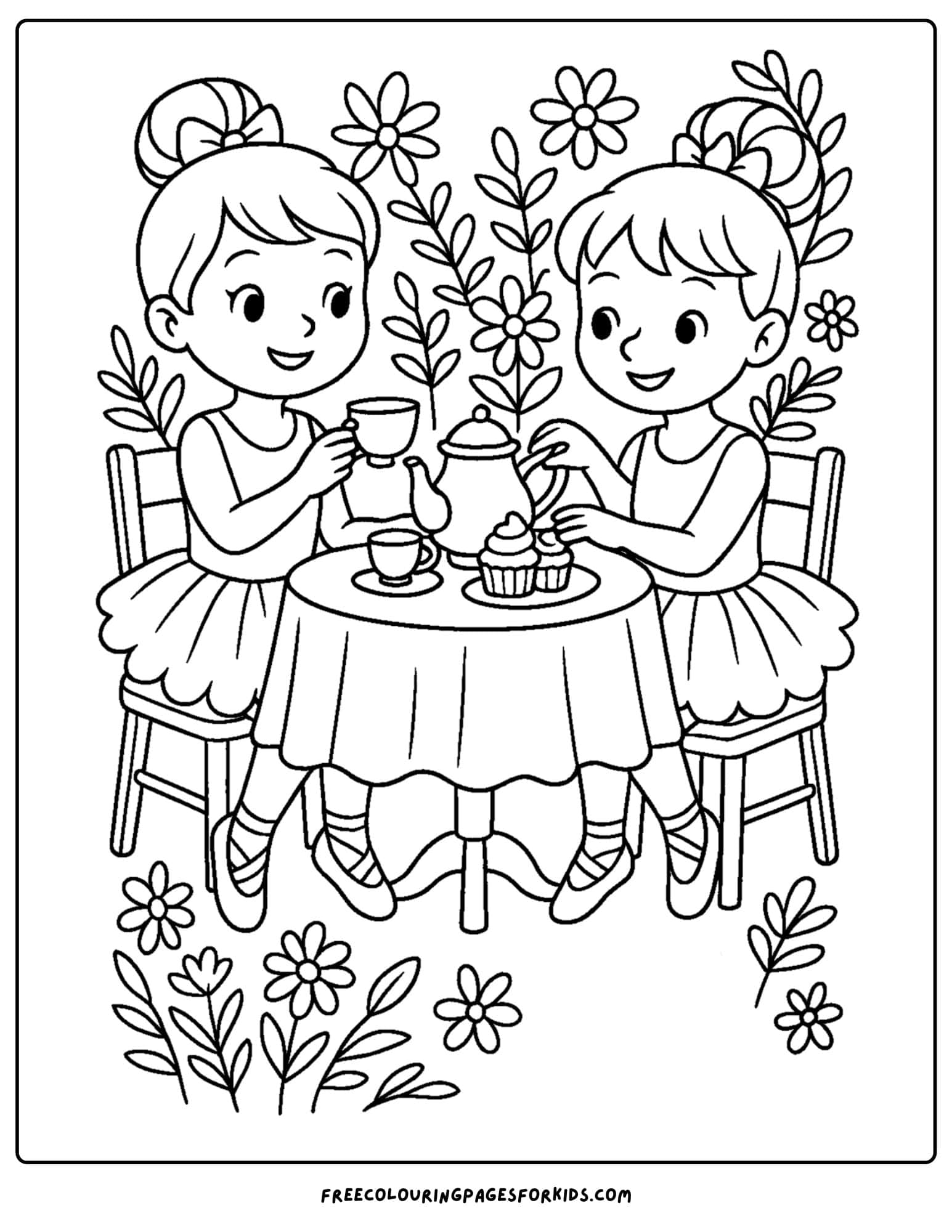 a ballet tea party