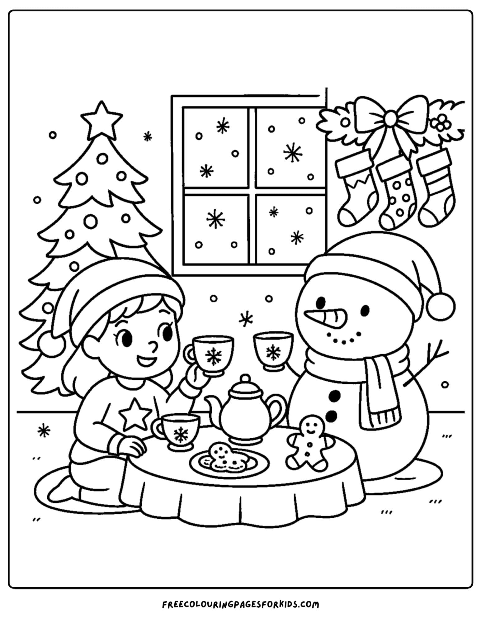 a christmas tea party