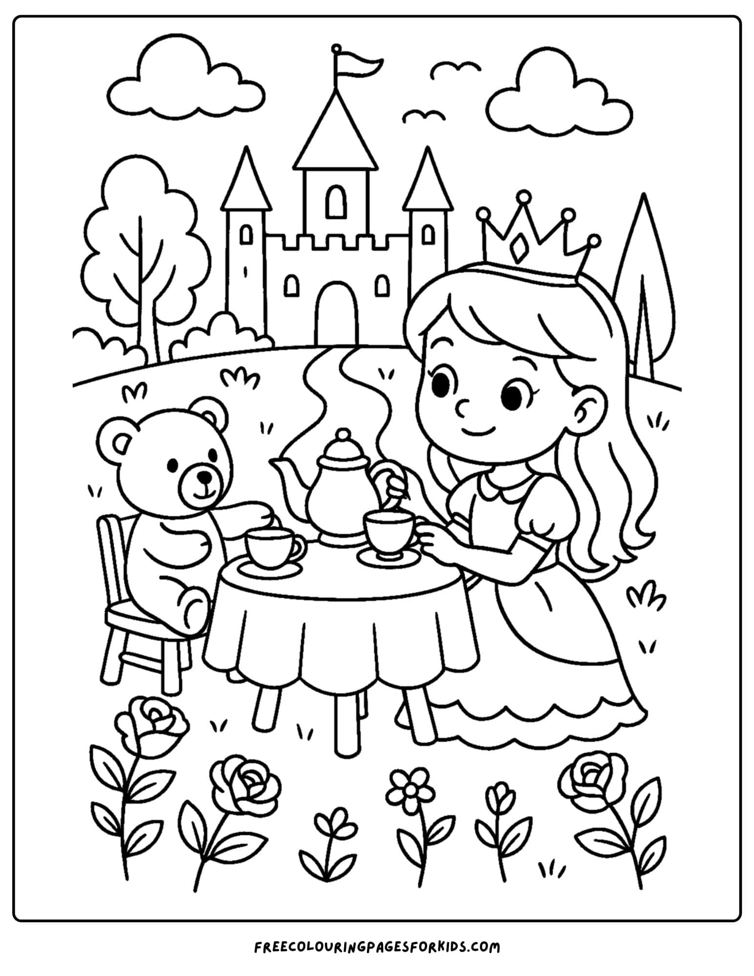 a princess tea party