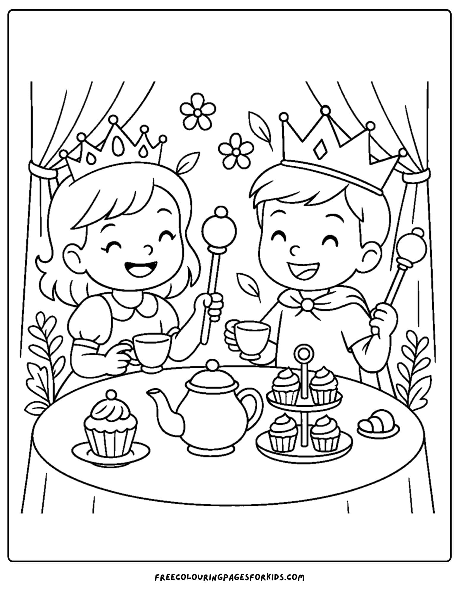 a royal tea party