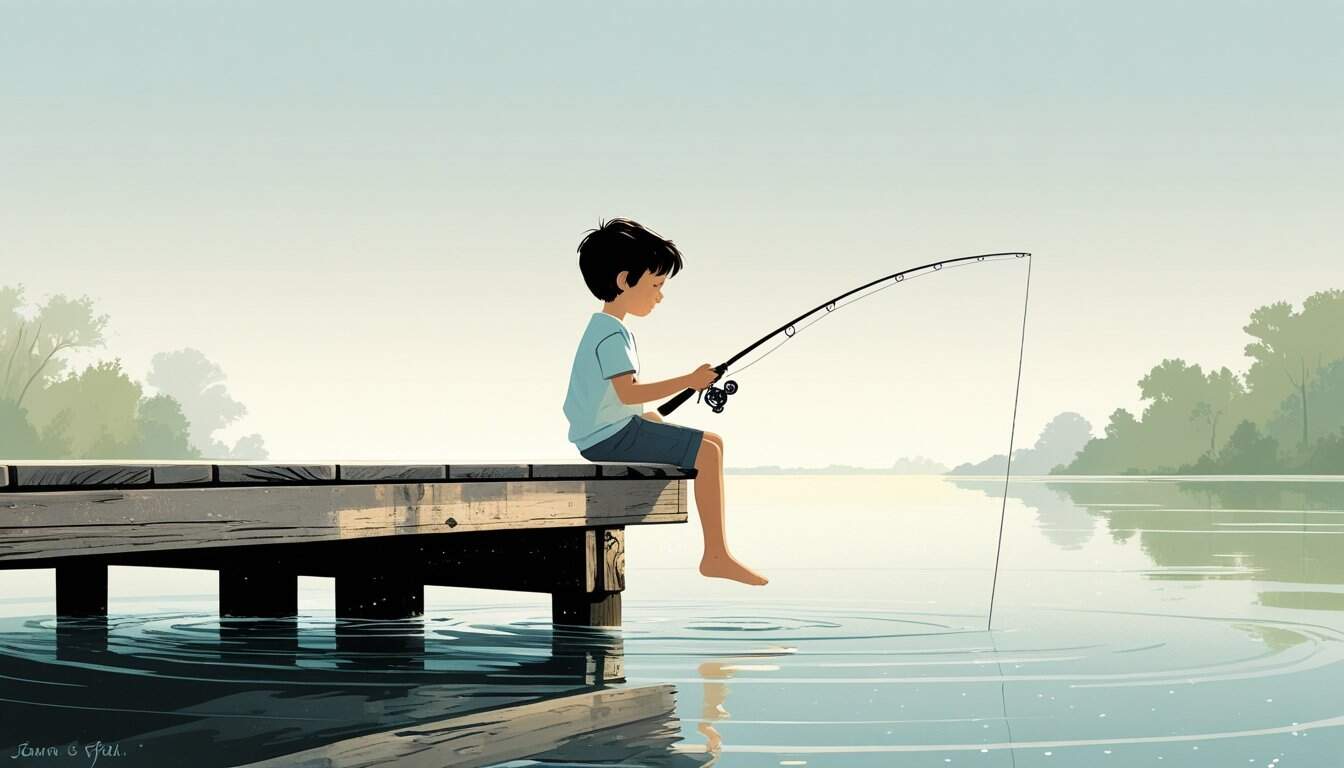 fishing coloring pages