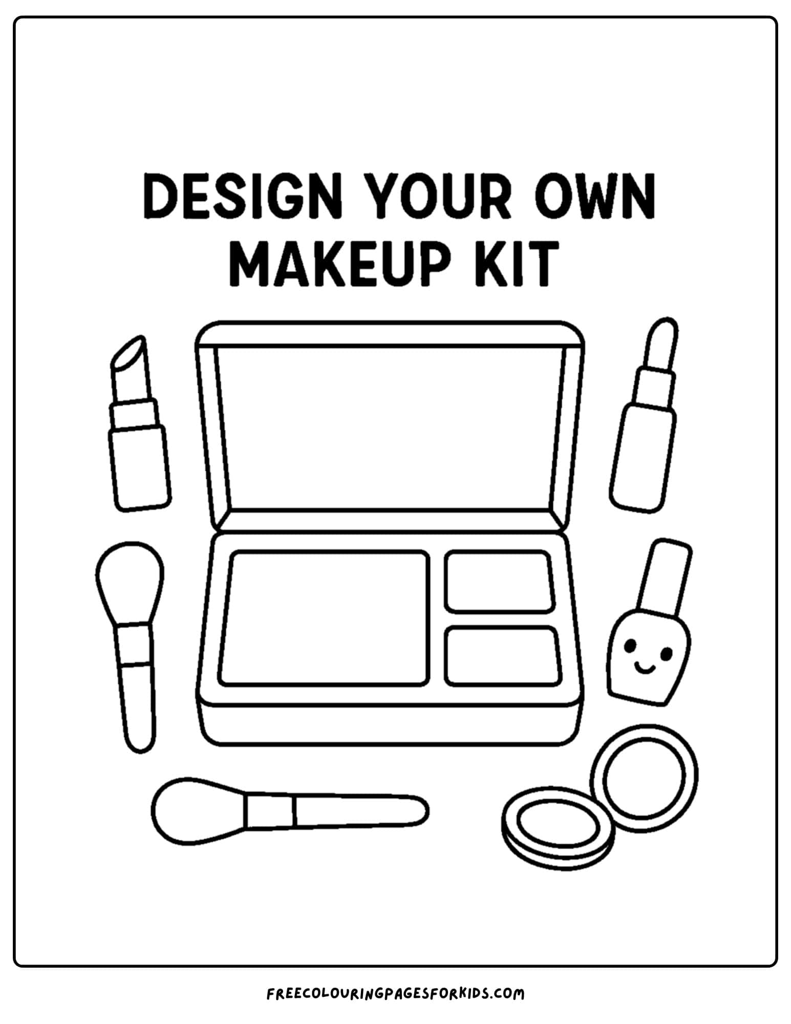 design your own makeup kit
