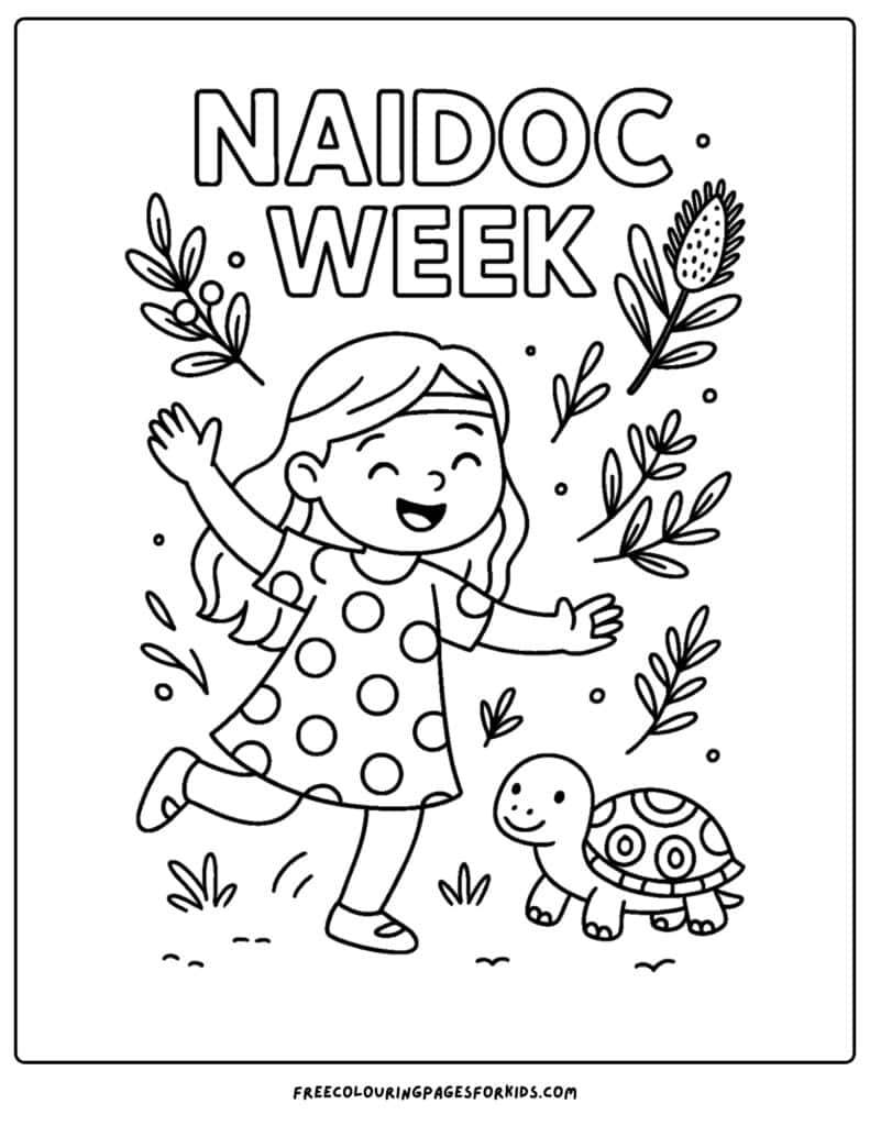 Naidoc Week Colouring In NAIDOC Week Colouring Pages