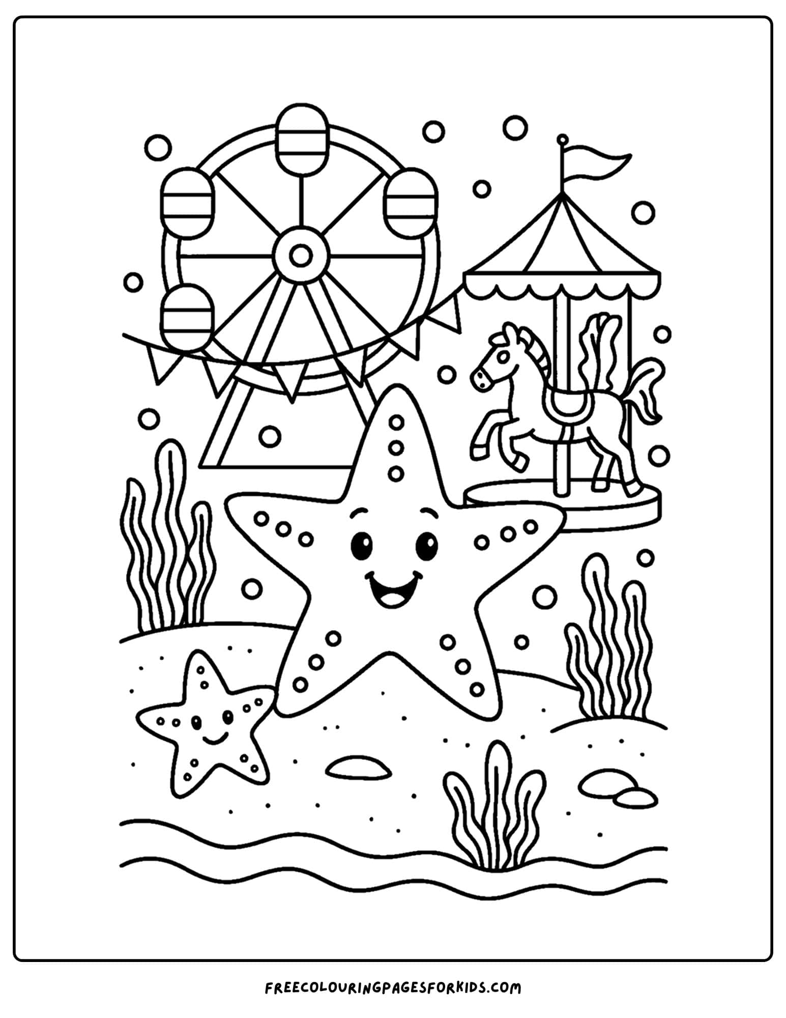 a starfish at a fair