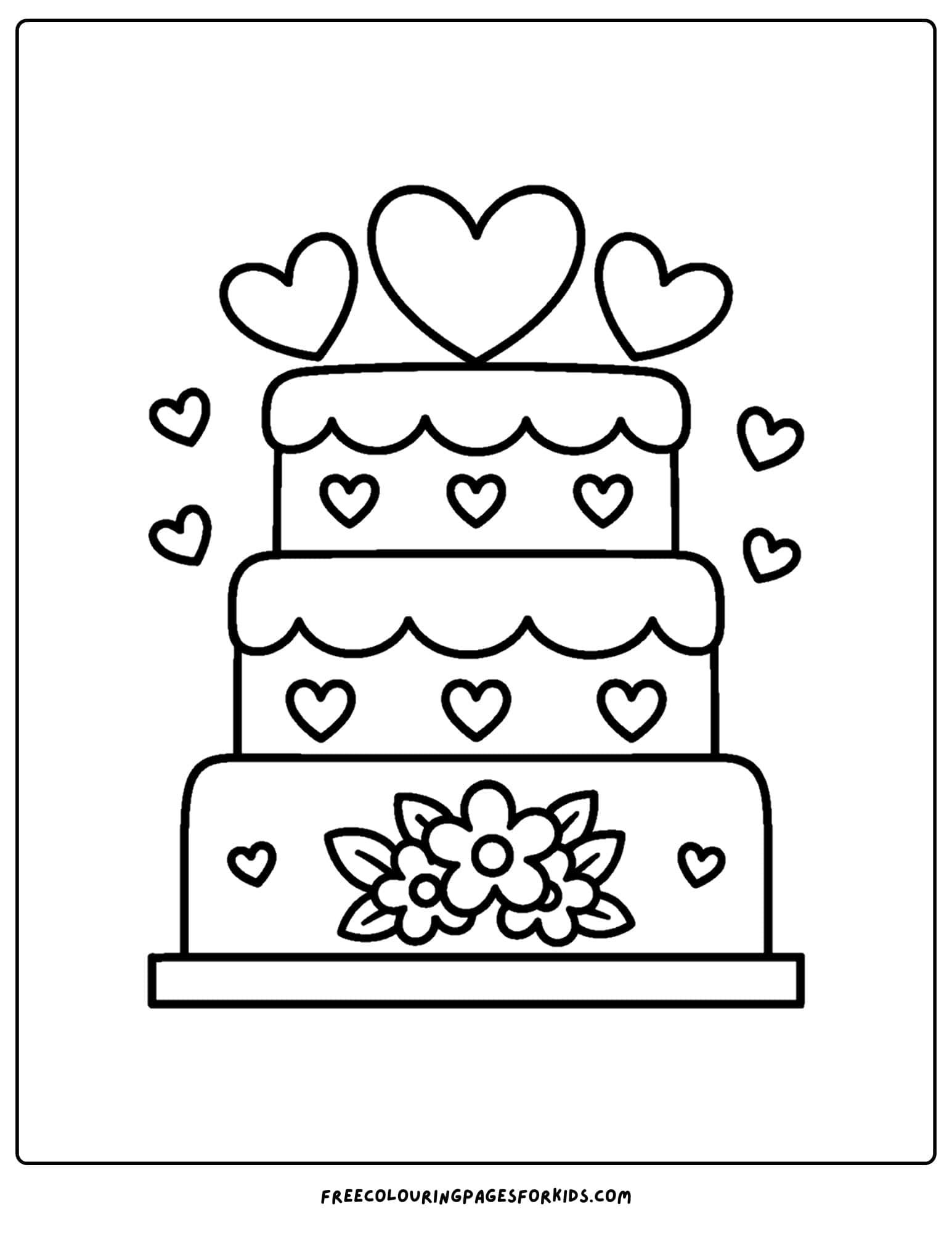 a big wedding cake
