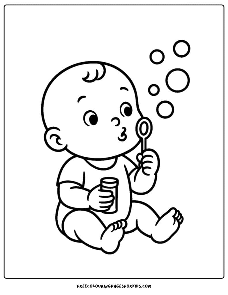 Baby Coloring Pages