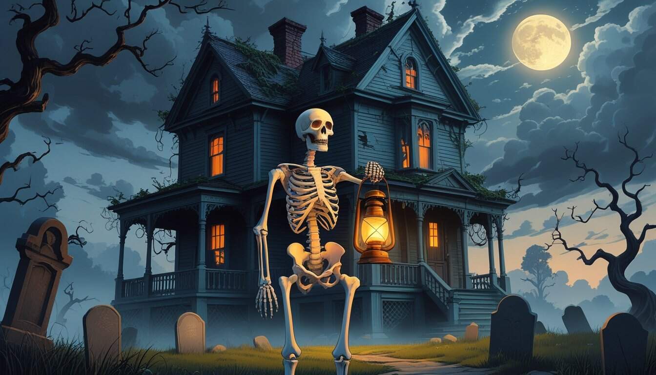 skeleton coloring pages
