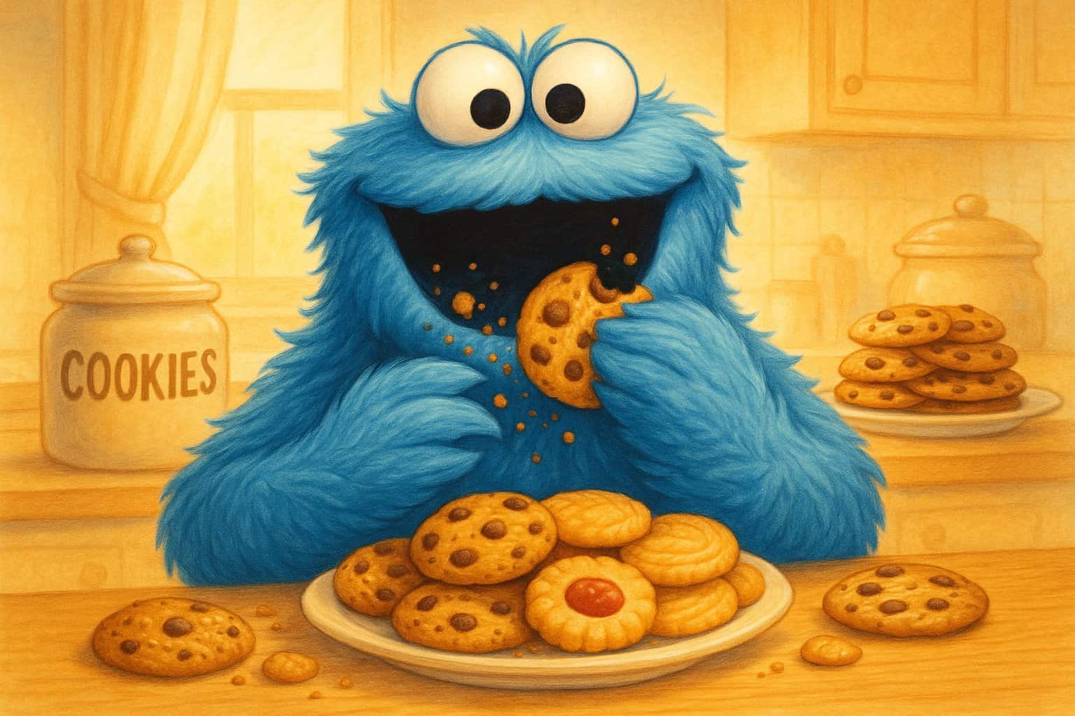 cookie monster coloring pages