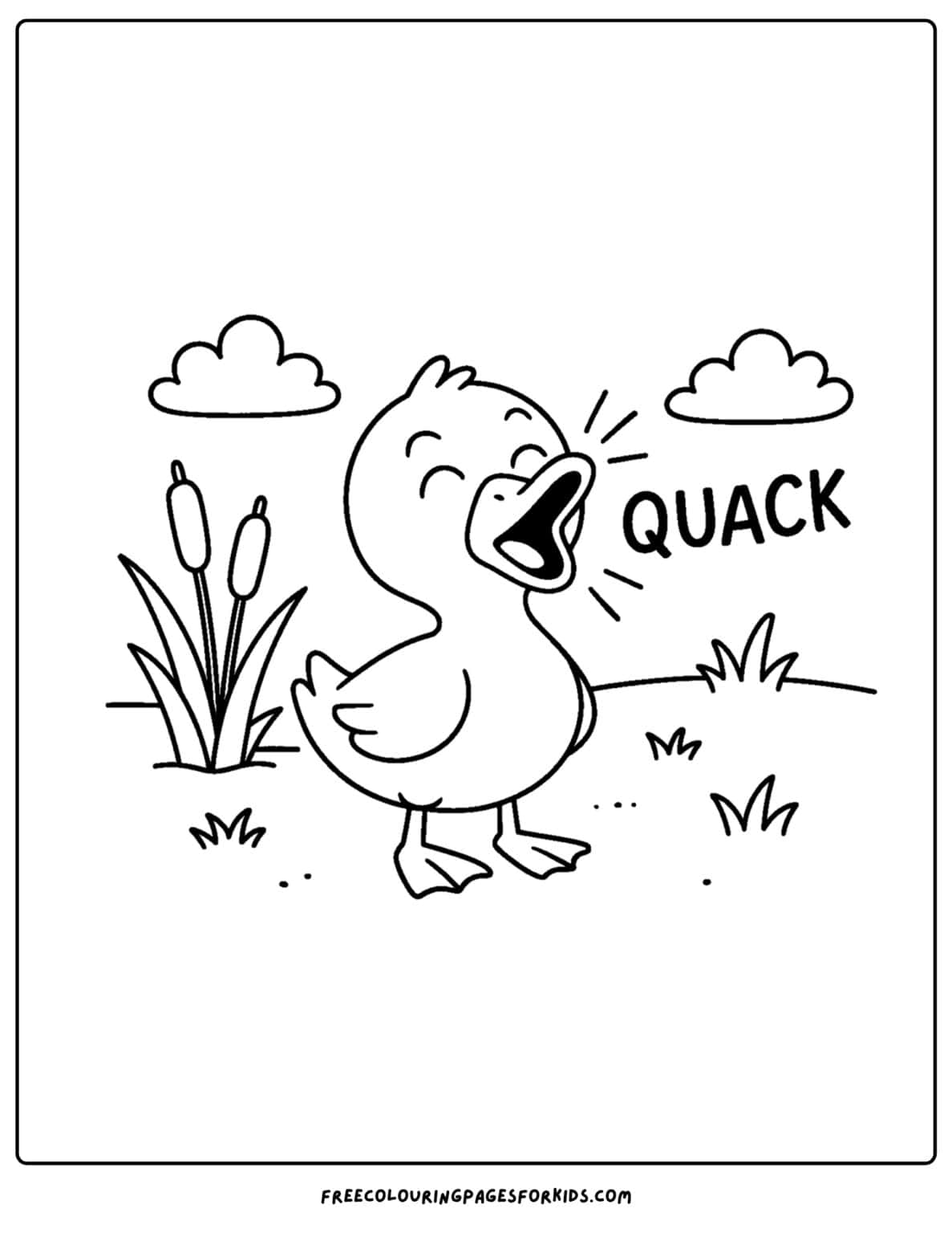Duck Coloring Pages