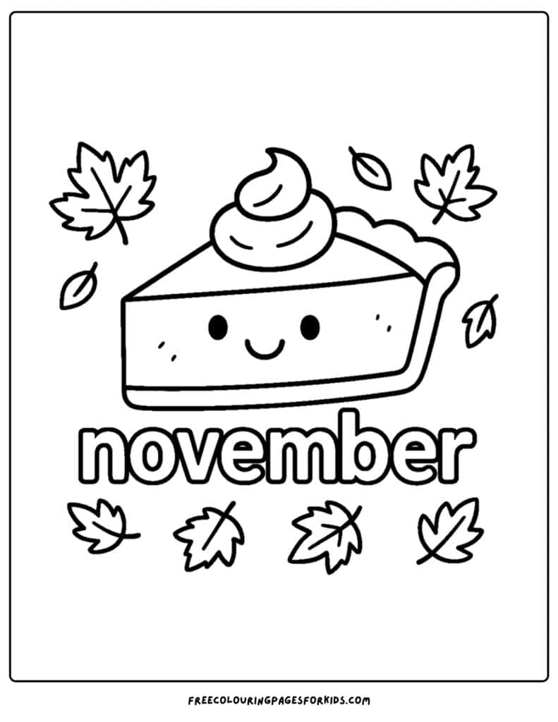November Coloring Pages