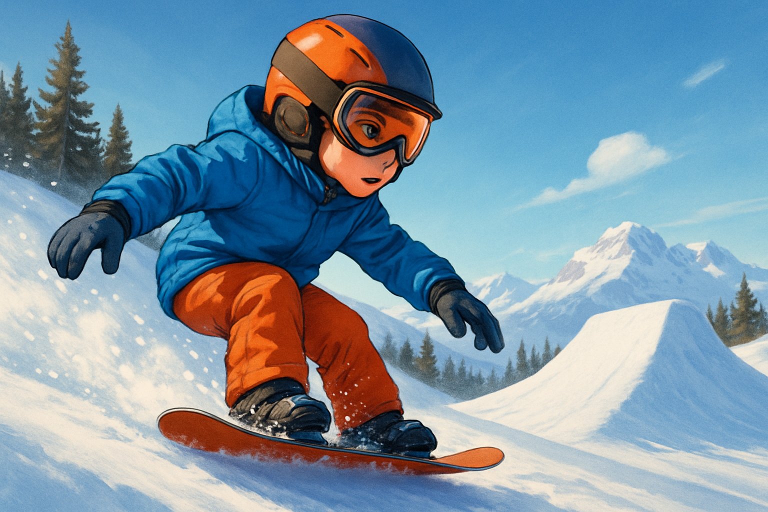 snowboard coloring pages