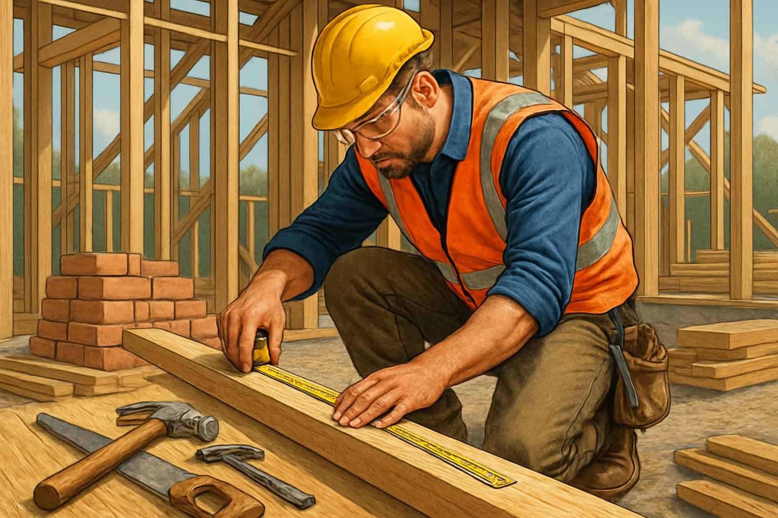 builder coloring pages