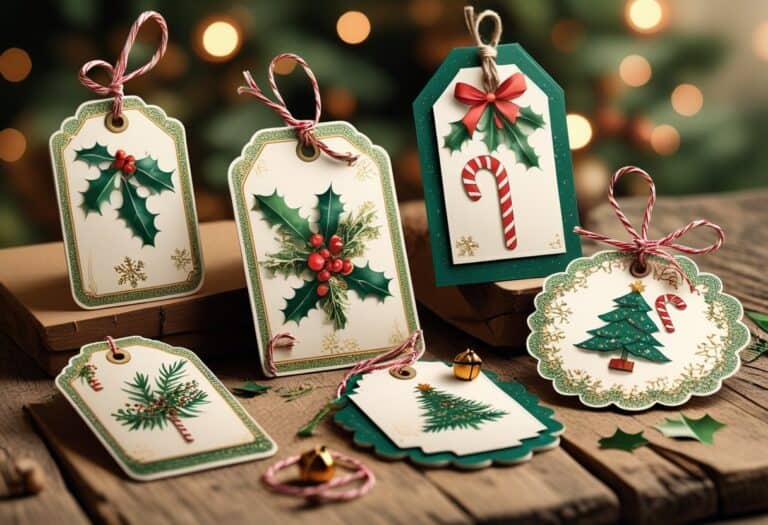 christmas craft color yourself gift tags