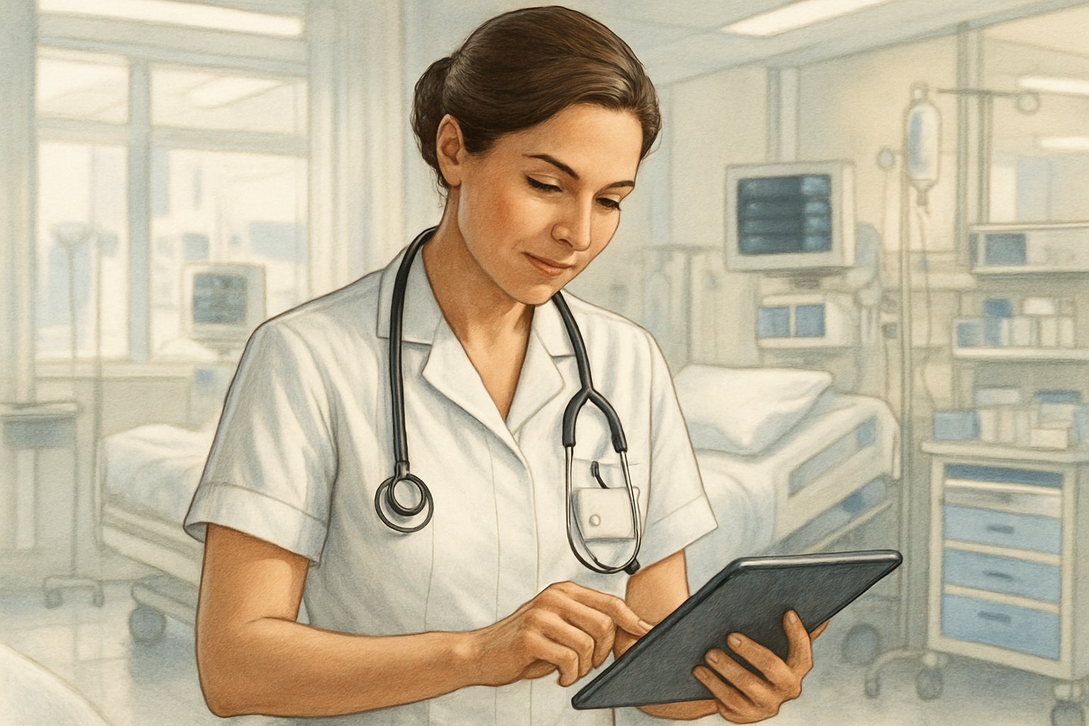 nurse coloring pages