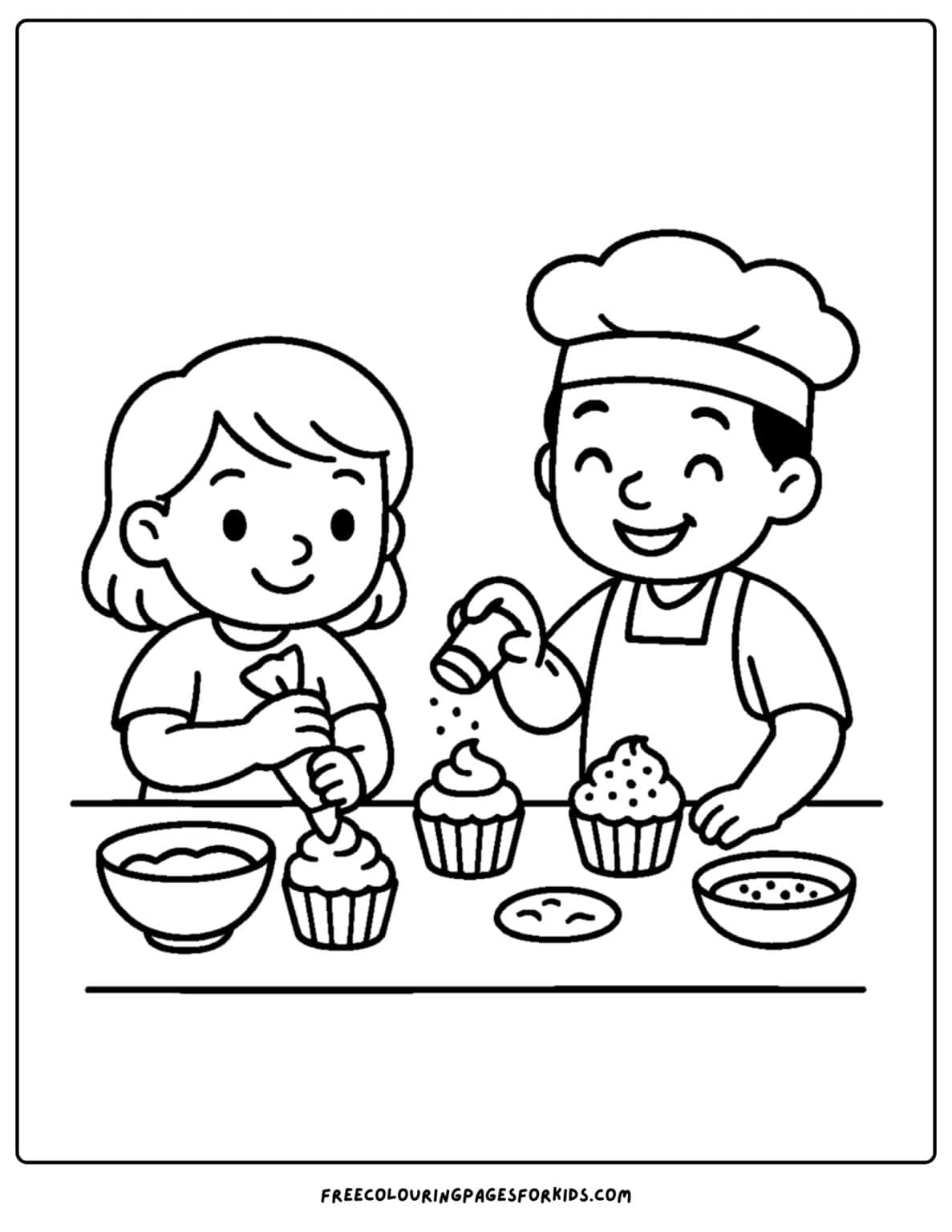 Bakery Coloring Pages