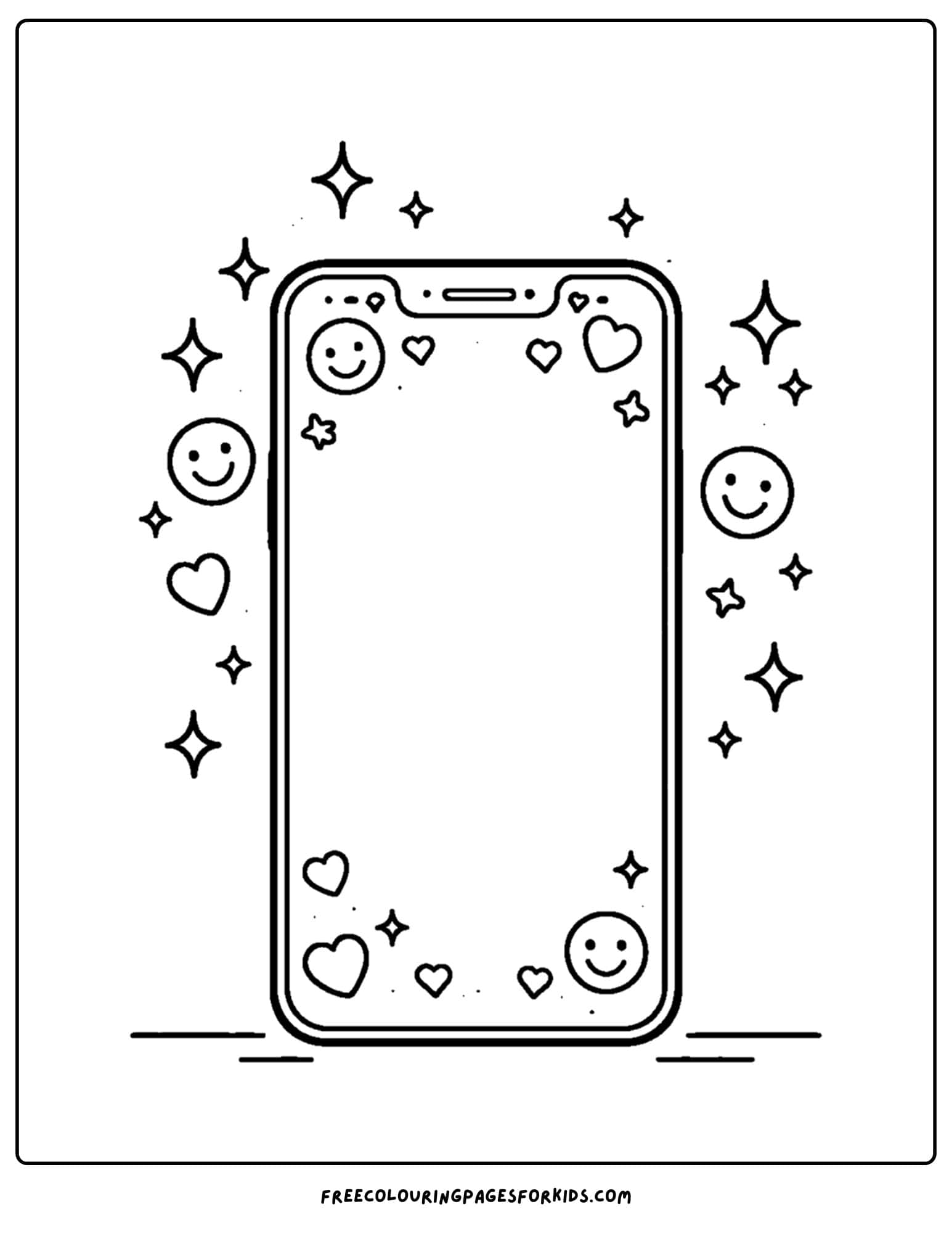 a baddie themed coloring page of a mobile phone wallpaper template