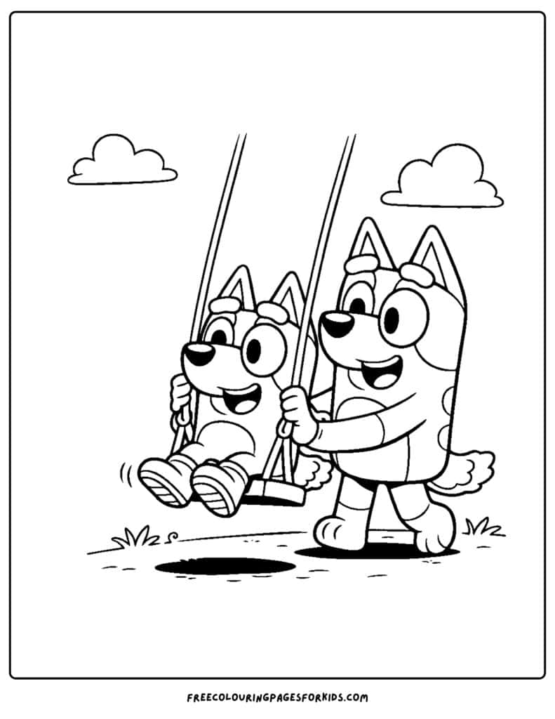Bluey Coloring Pages